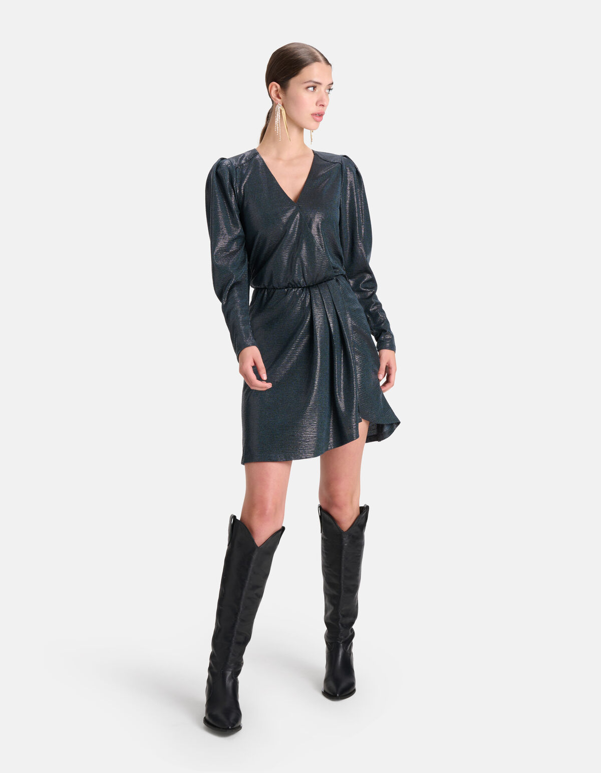 Beschichtetes Kleid Blau SHOEBY WOMEN