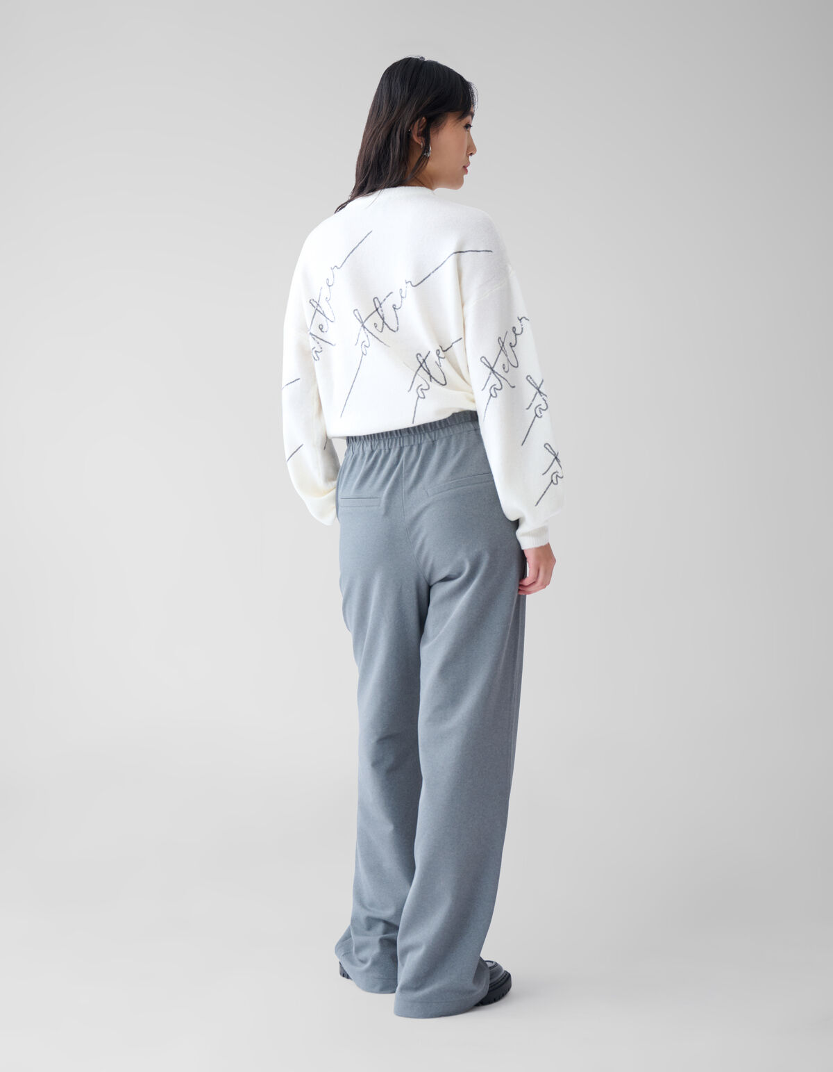 Basic Weites Bein Grau SHOEBY WOMEN