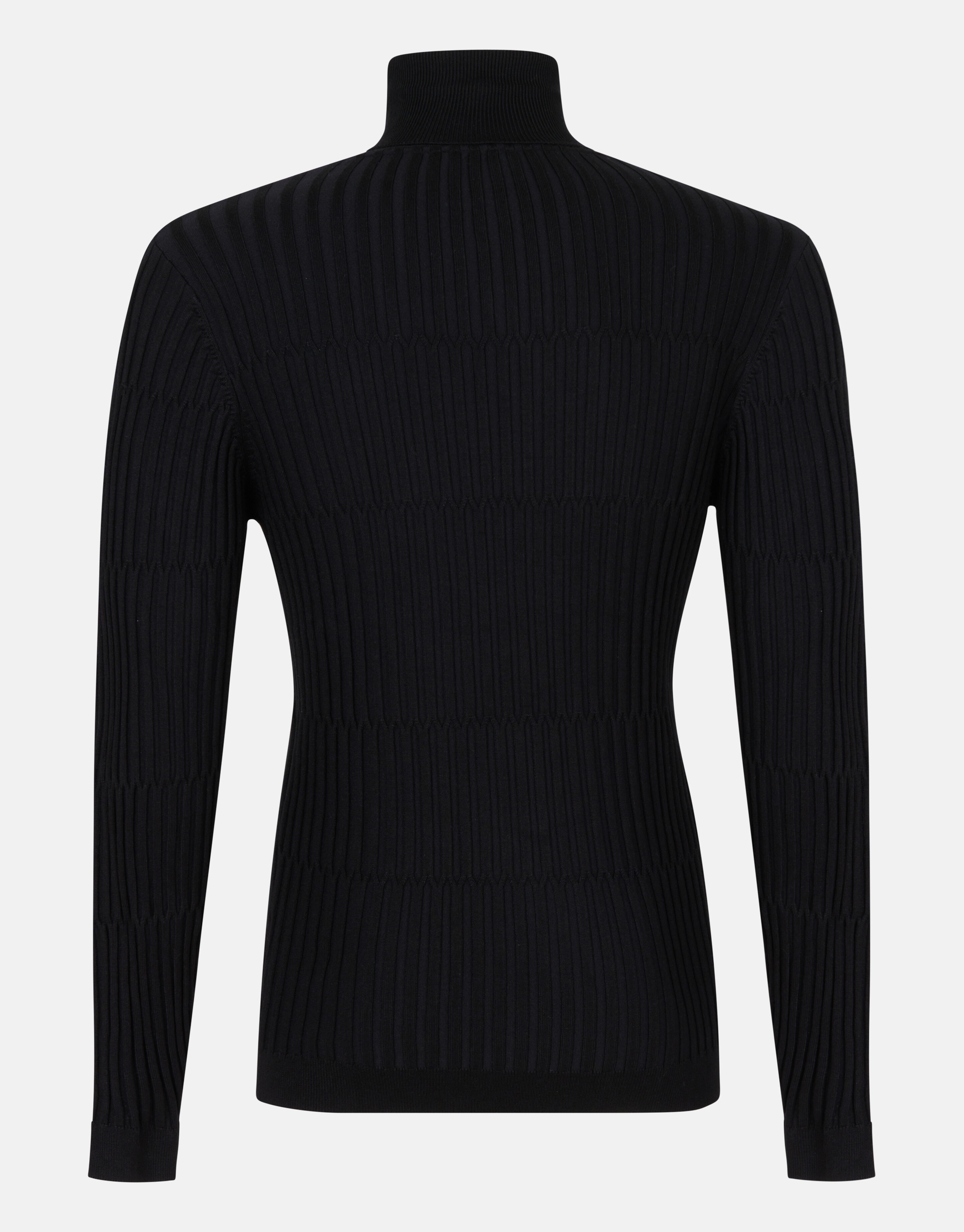 Textur-Rollkragenpullover Schwarz SHOEBY MEN