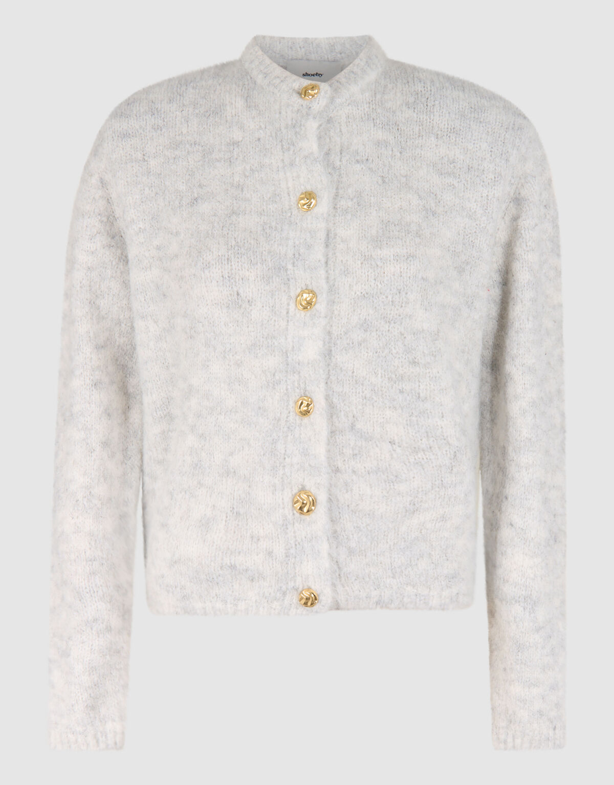 Weiche Strickjacke Hellgrau SHOEBY WOMEN