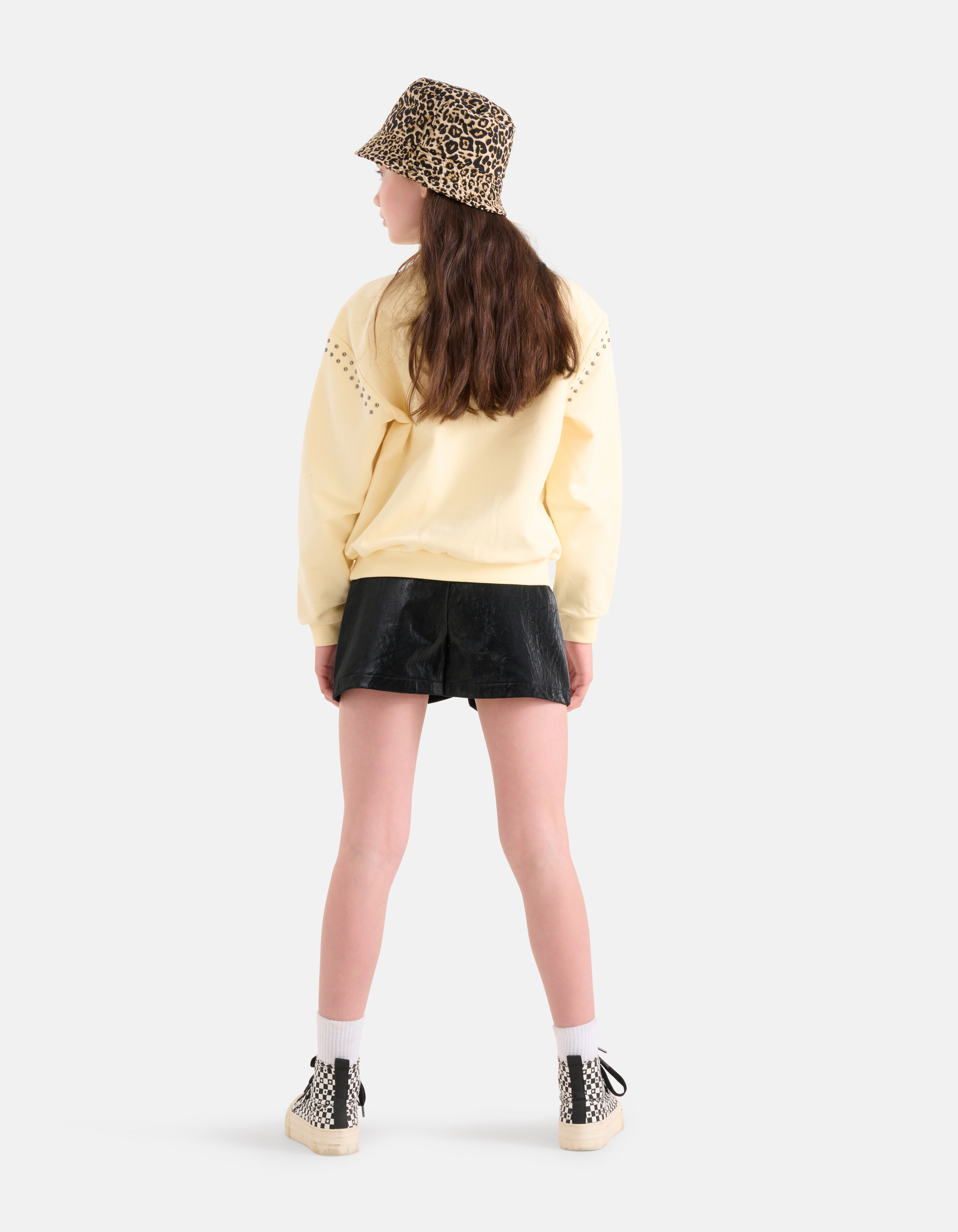 Studs Sweater Lichtgeel SHOEBY GIRLS