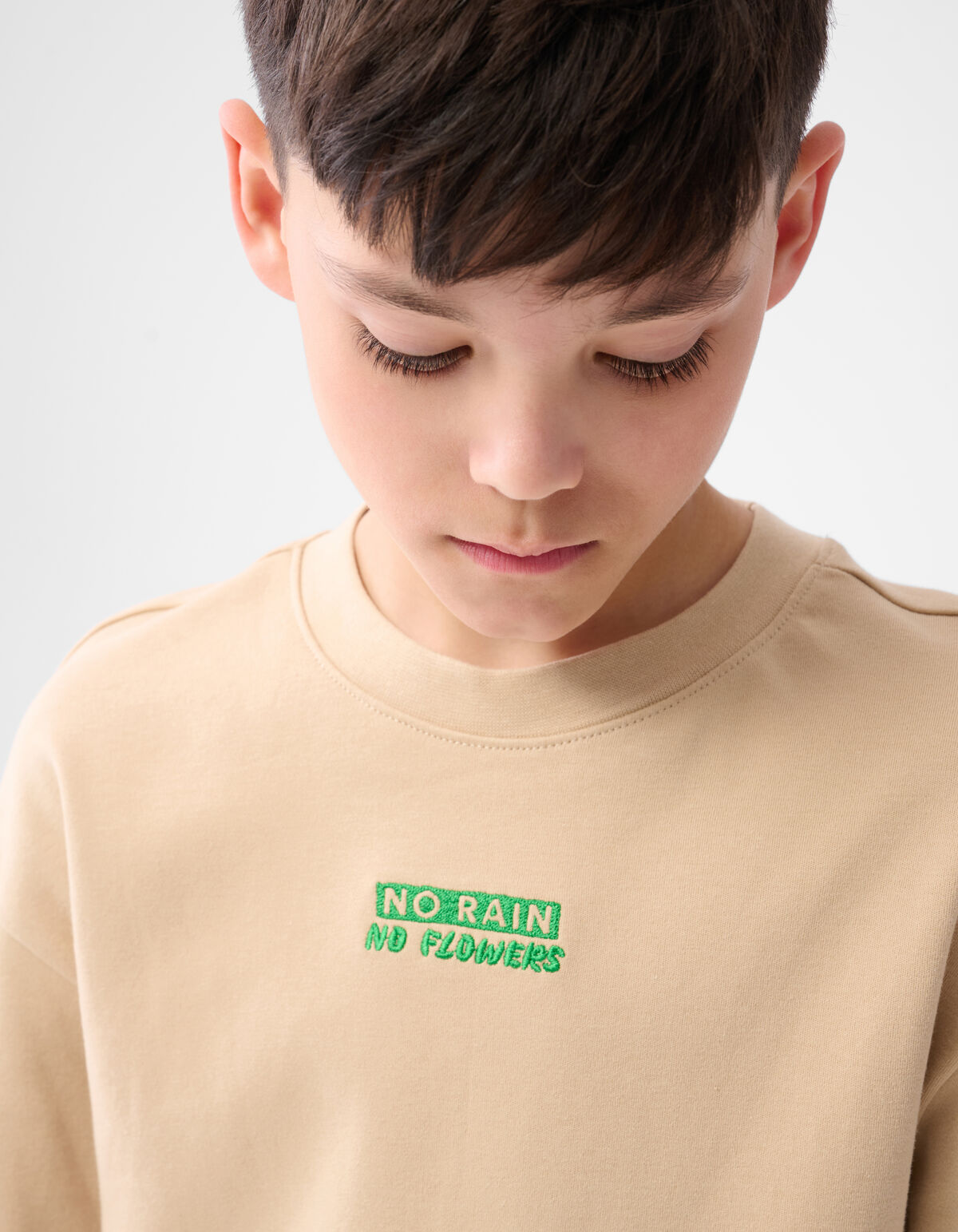 Text-T-Shirt Sand SHOEBY BOYS