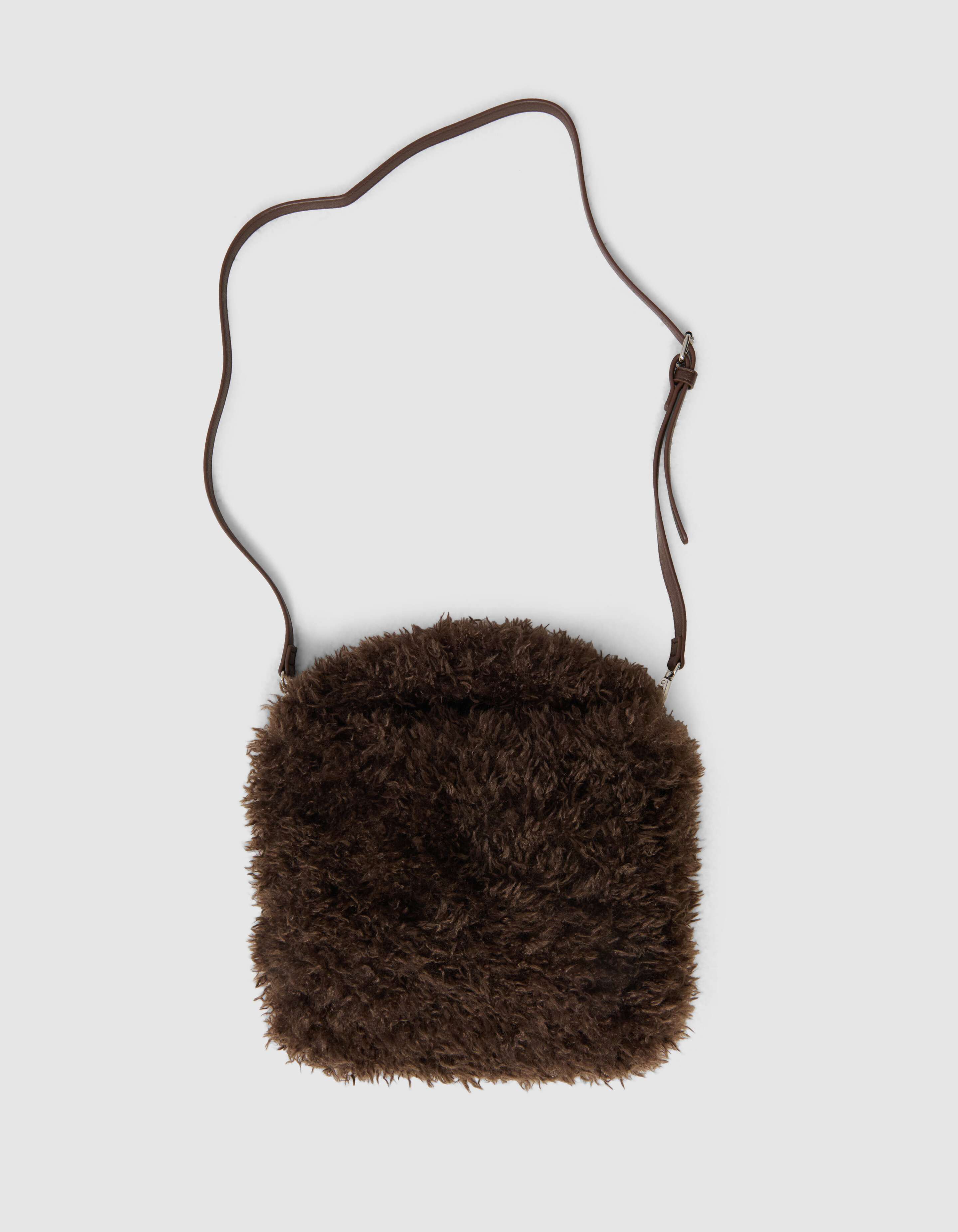 Fluffy Fur Tasche Dunkelbraun SHOEBY ACCESSOIRES