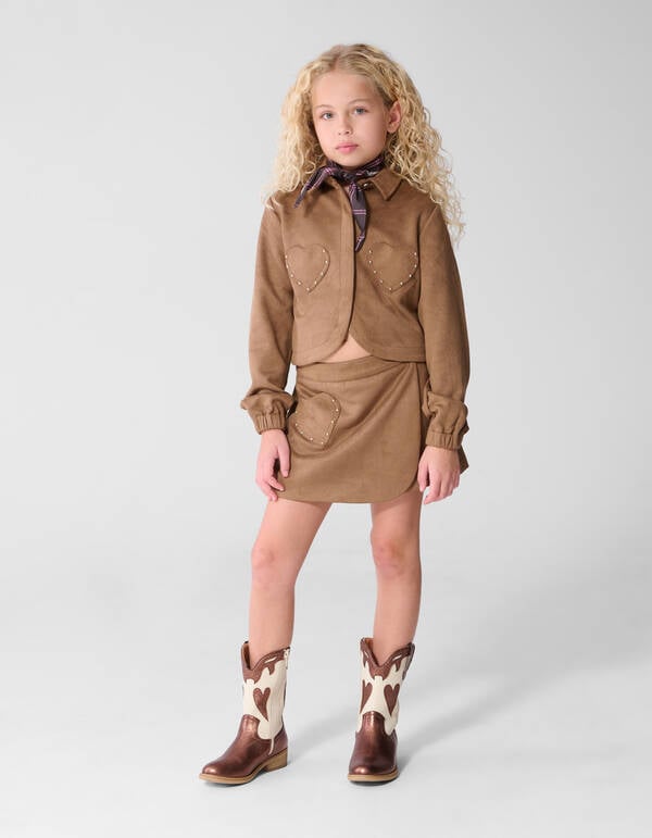 Suede Jacke Braun SHOEBY GIRLS