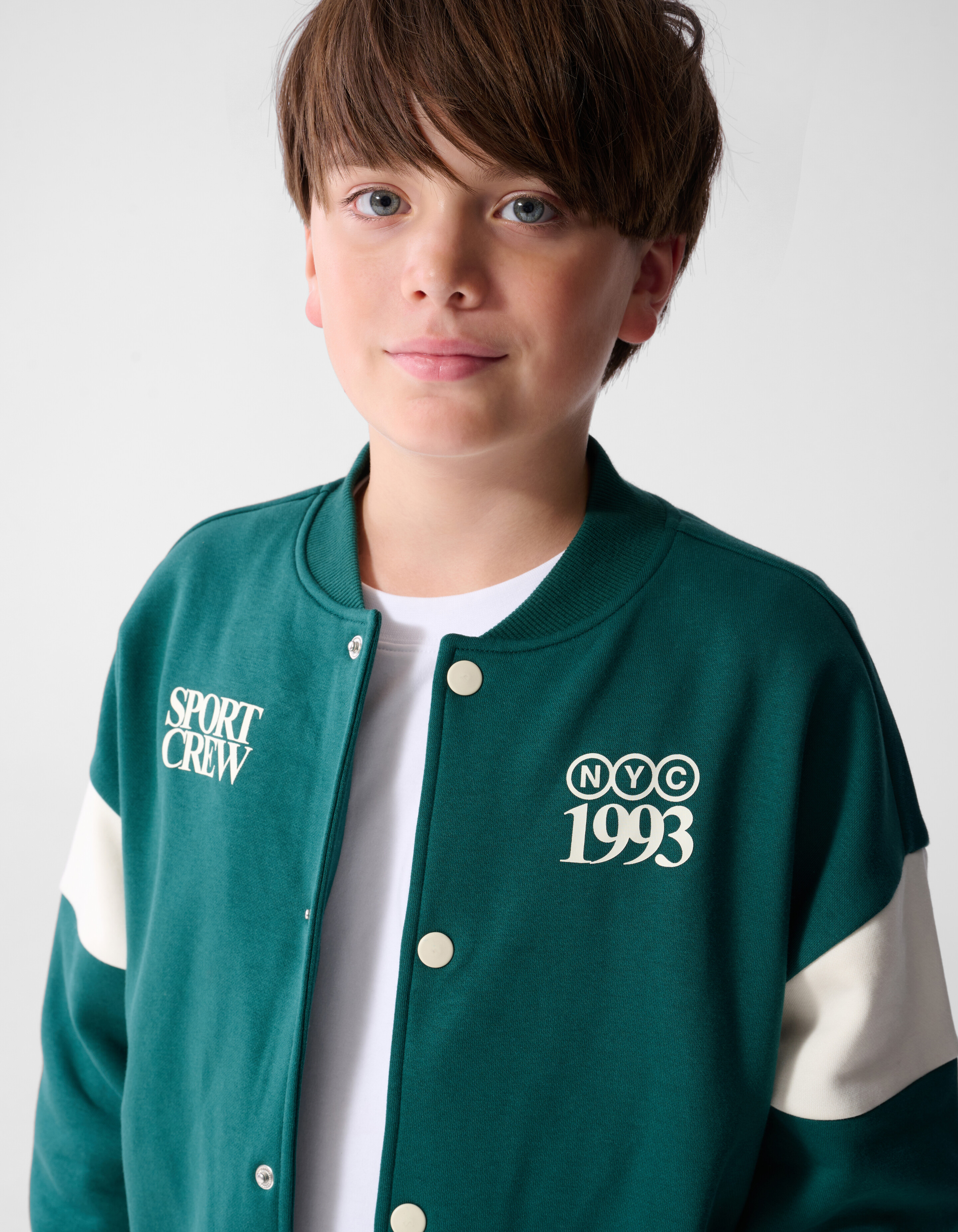Oversized Sportliche Bomberjacke Dunkelgr&uuml;n SHOEBY BOYS