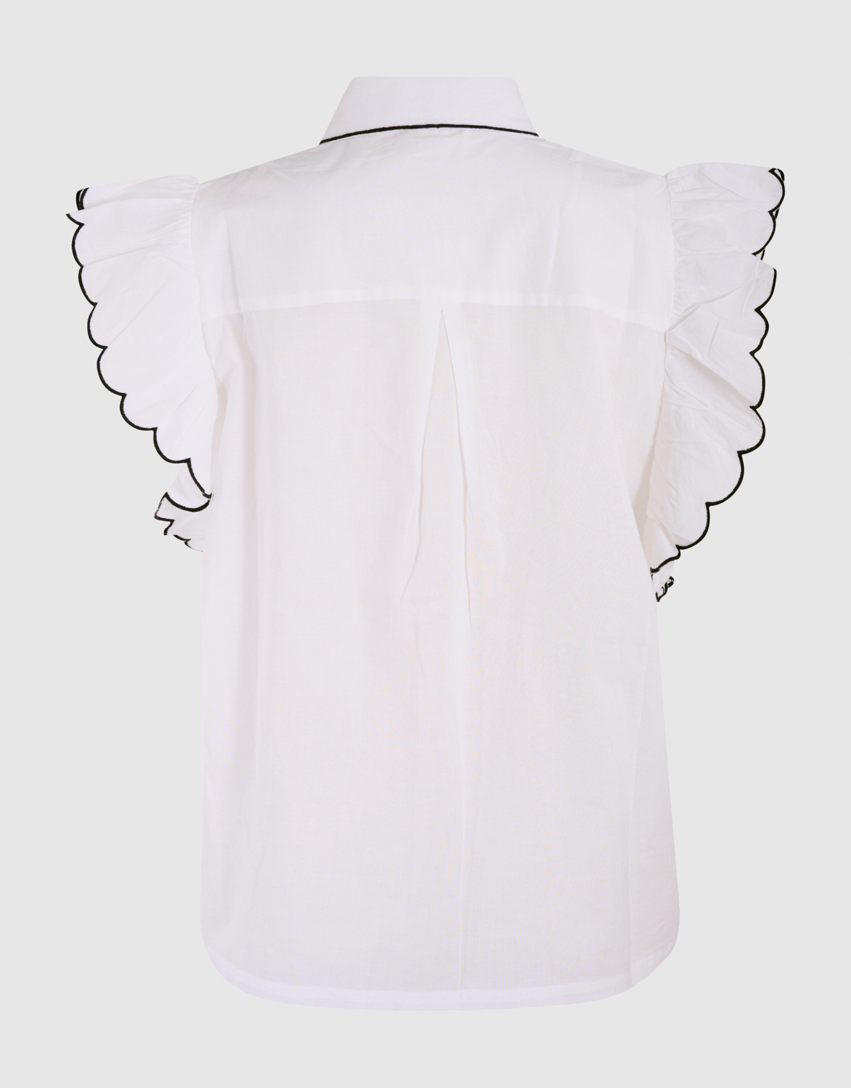Besticktes Rüschentop Wit SHOEBY WOMEN