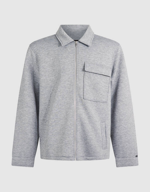 Scuba-Overshirt Hellgrau SHOEBY MEN