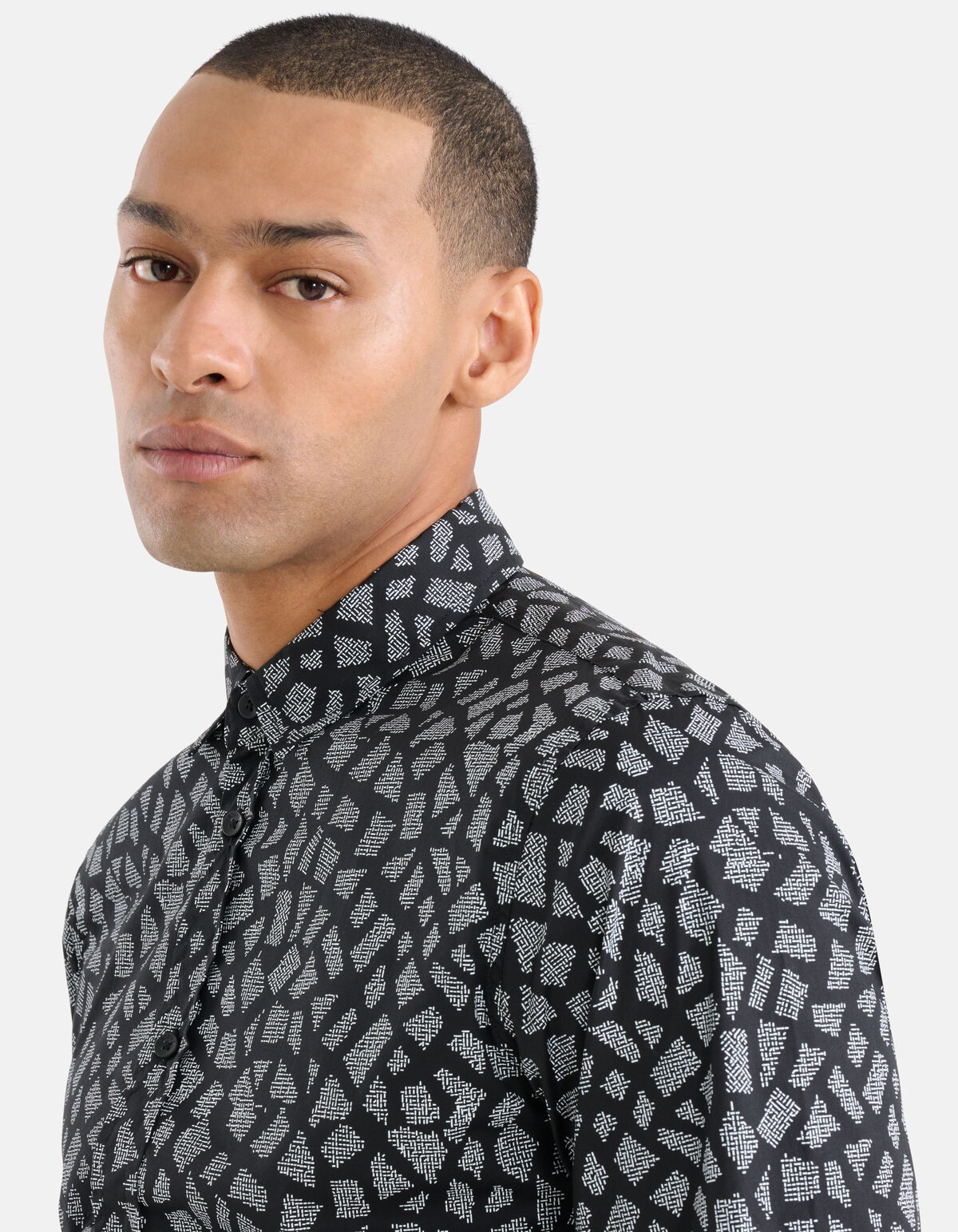 Grafik-Shirt Schwarz SHOEBY MEN