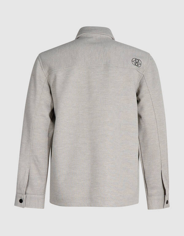 Soft Twill Overshirt Hellgrau SHOEBY MEN