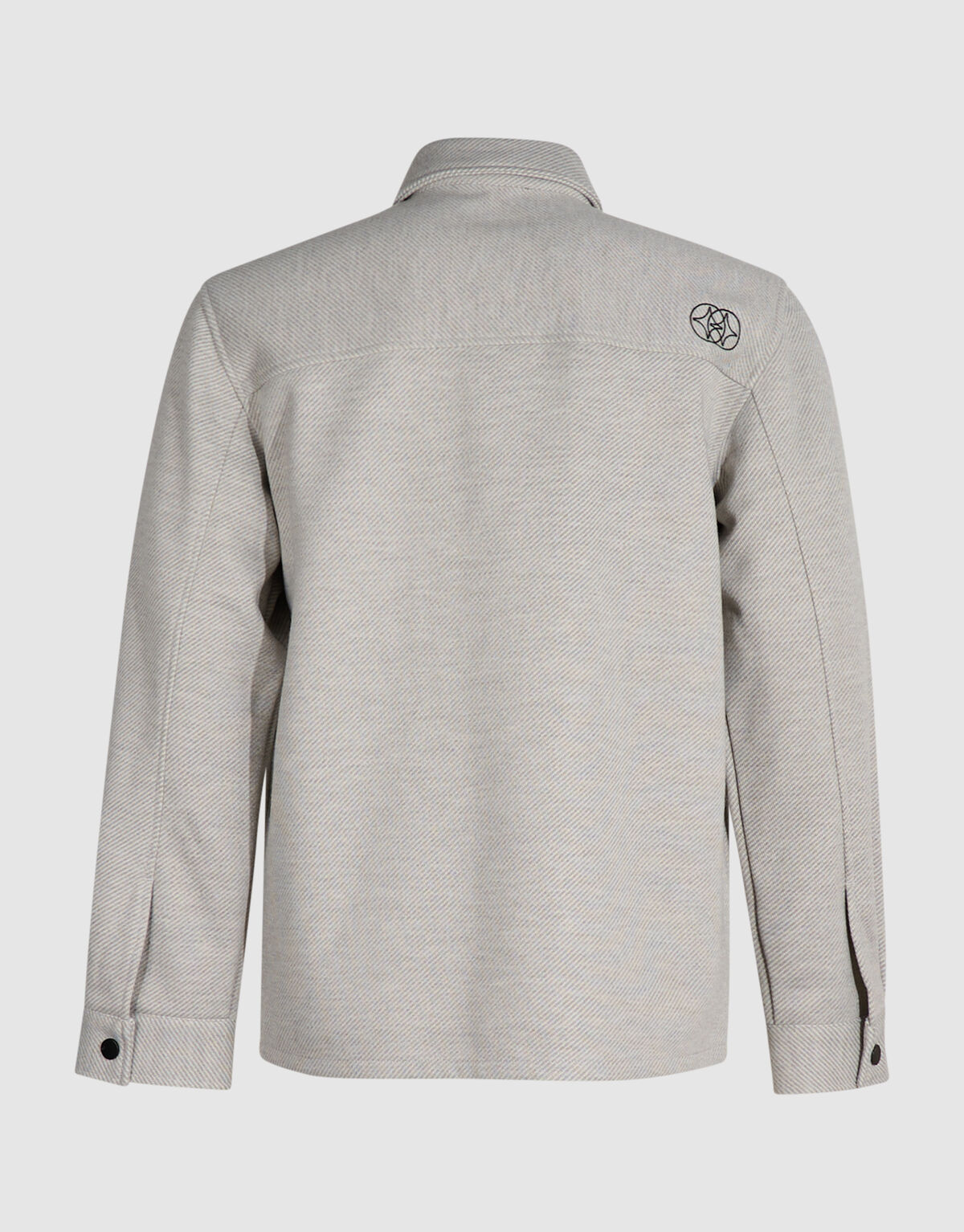 Soft Twill Overshirt Hellgrau SHOEBY MEN