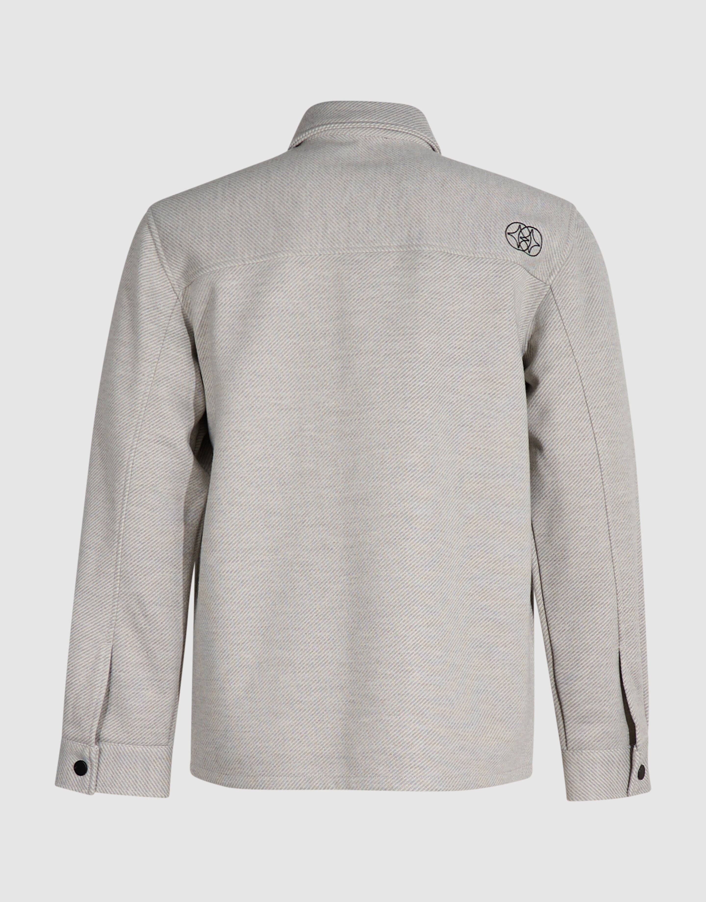 Soft Twill Overshirt Hellgrau SHOEBY MEN