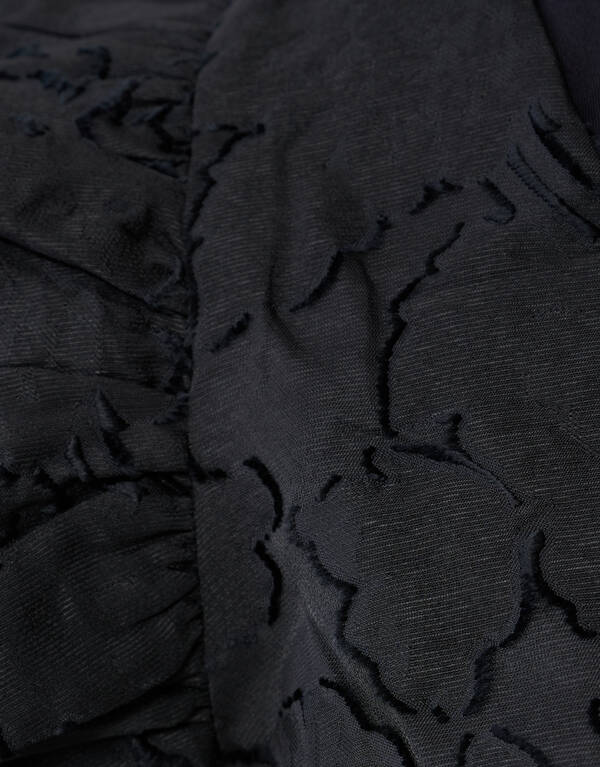 Jacquard Mini Kleid Schwarz SHOEBY WOMEN