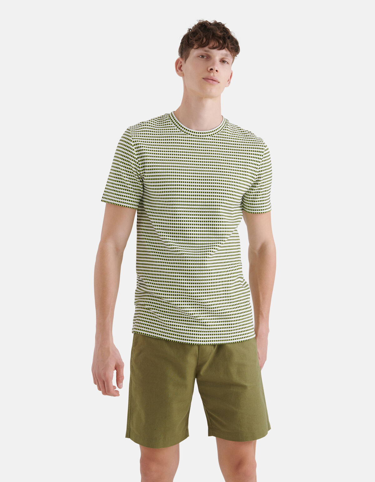 Print T-Shirt Hellgrün SHOEBY MEN