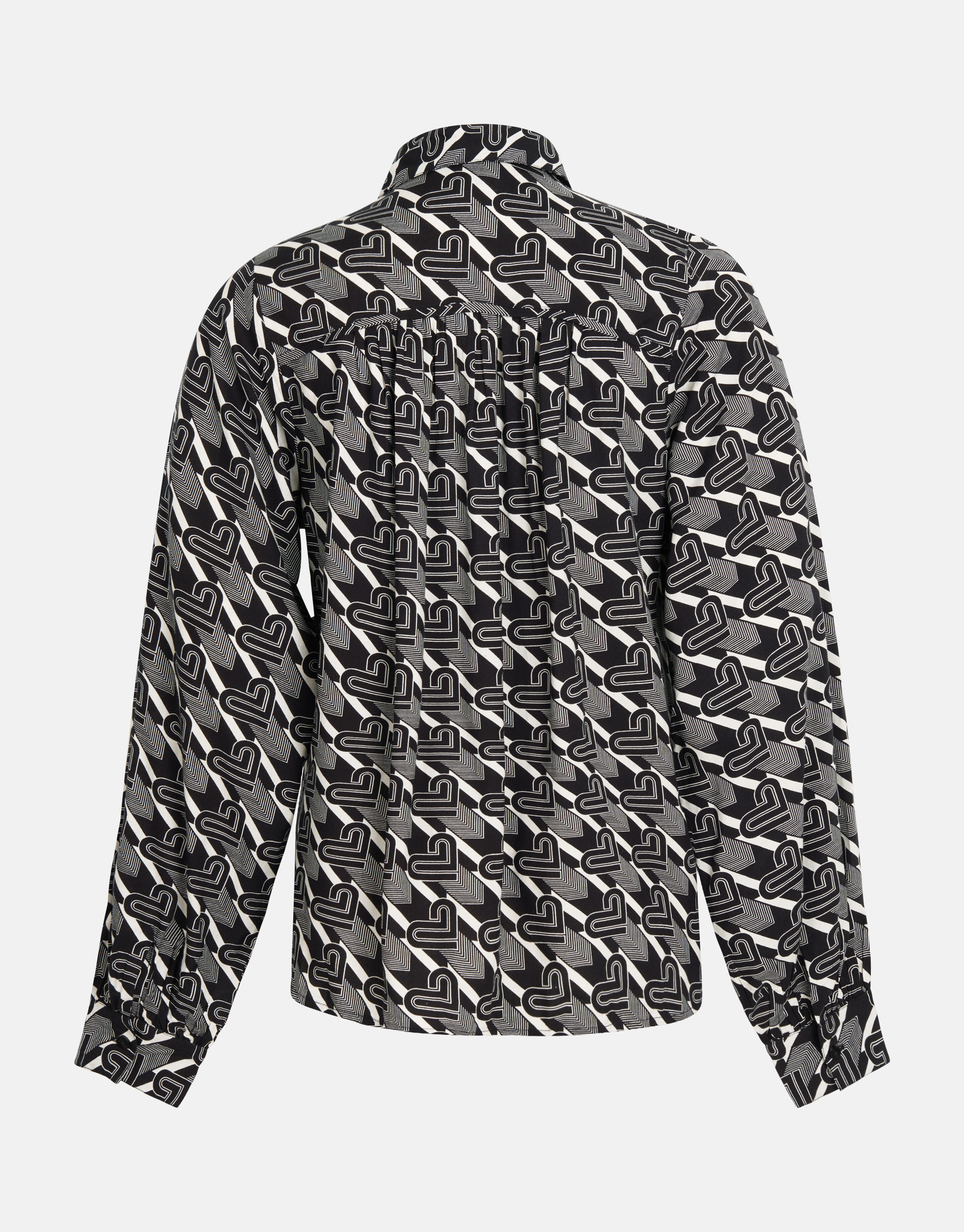 Bluse mit Stickerei Schwarz/Weiß SHOEBY WOMEN