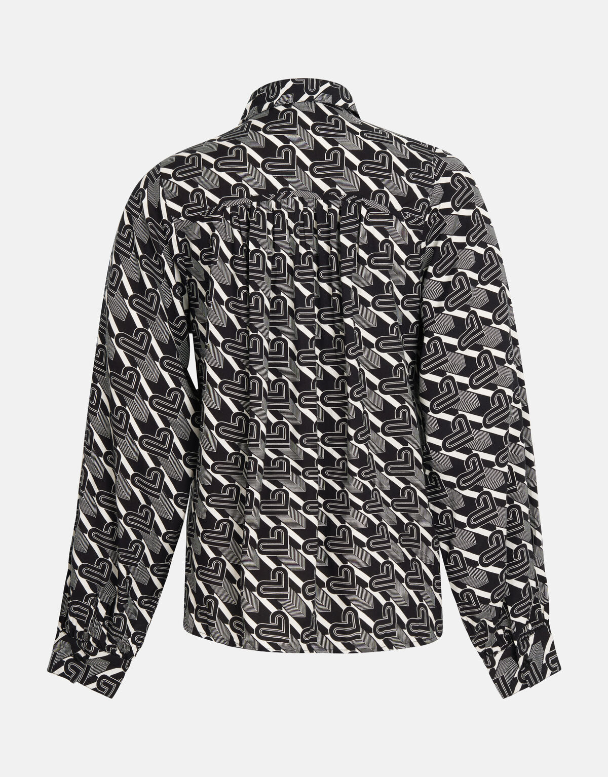 Bluse mit Stickerei Schwarz/Weiß SHOEBY WOMEN