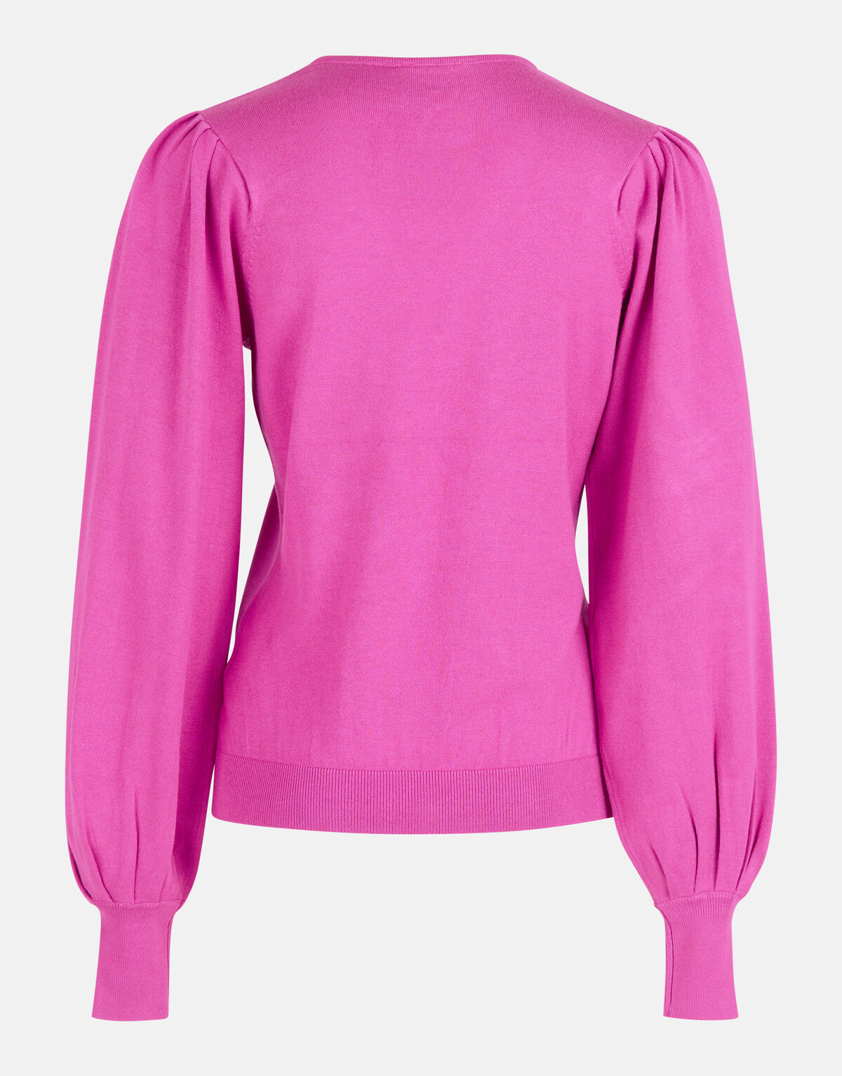 Gestrickter Pullover mit V-Ausschnitt Rosa SHOEBY WOMEN