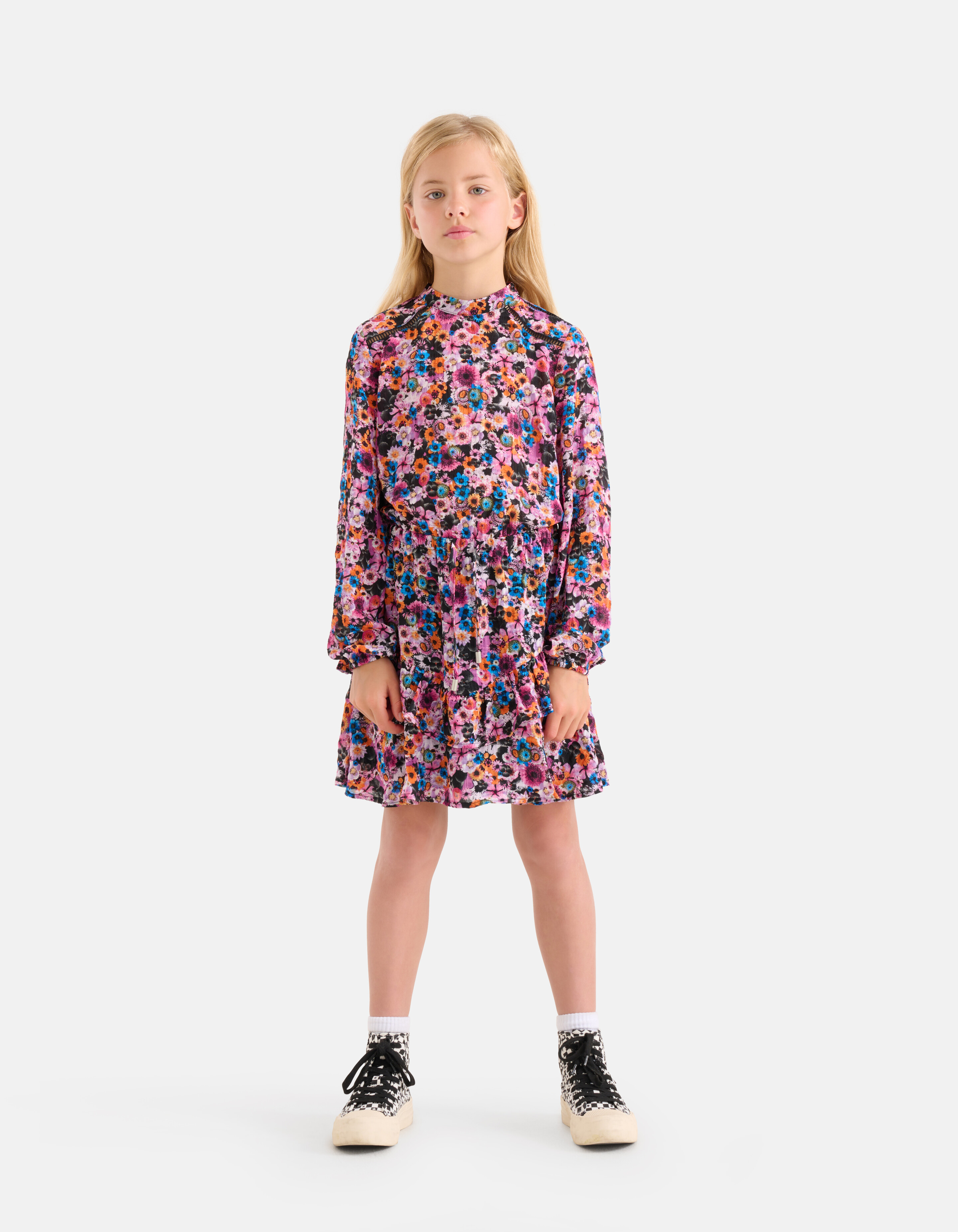 Kleid mit Blumenmuster Lila SHOEBY GIRLS