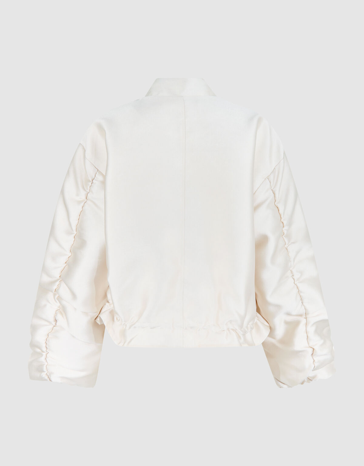 Satin Bomber Off White SHOEBY WOMEN