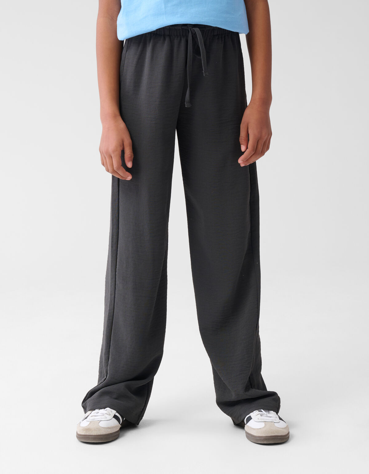 Twist-Hose mit weitem Bein Dunkelgrau SHOEBY GIRLS