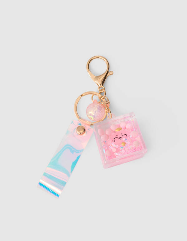 Katzenbox-Schlüsselanhänger, hellrosa SHOEBY ACCESSOIRES