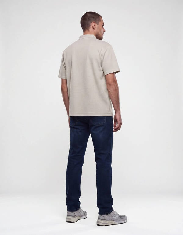 Slim Fit Jeans Blau/Schwarz L34 SHOEBY MEN