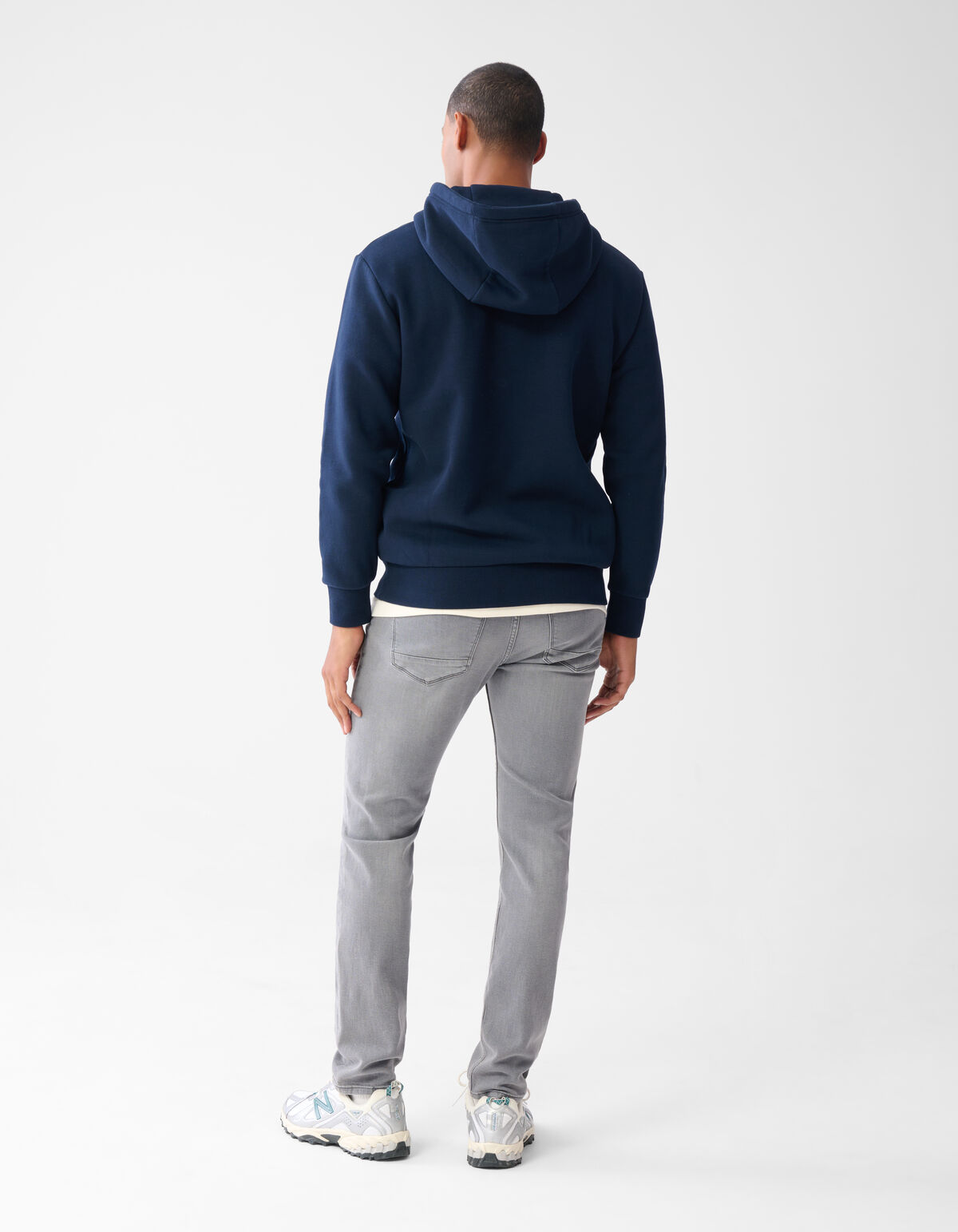 Kapuzenpullover mit Reißverschluss Navy SHOEBY MEN