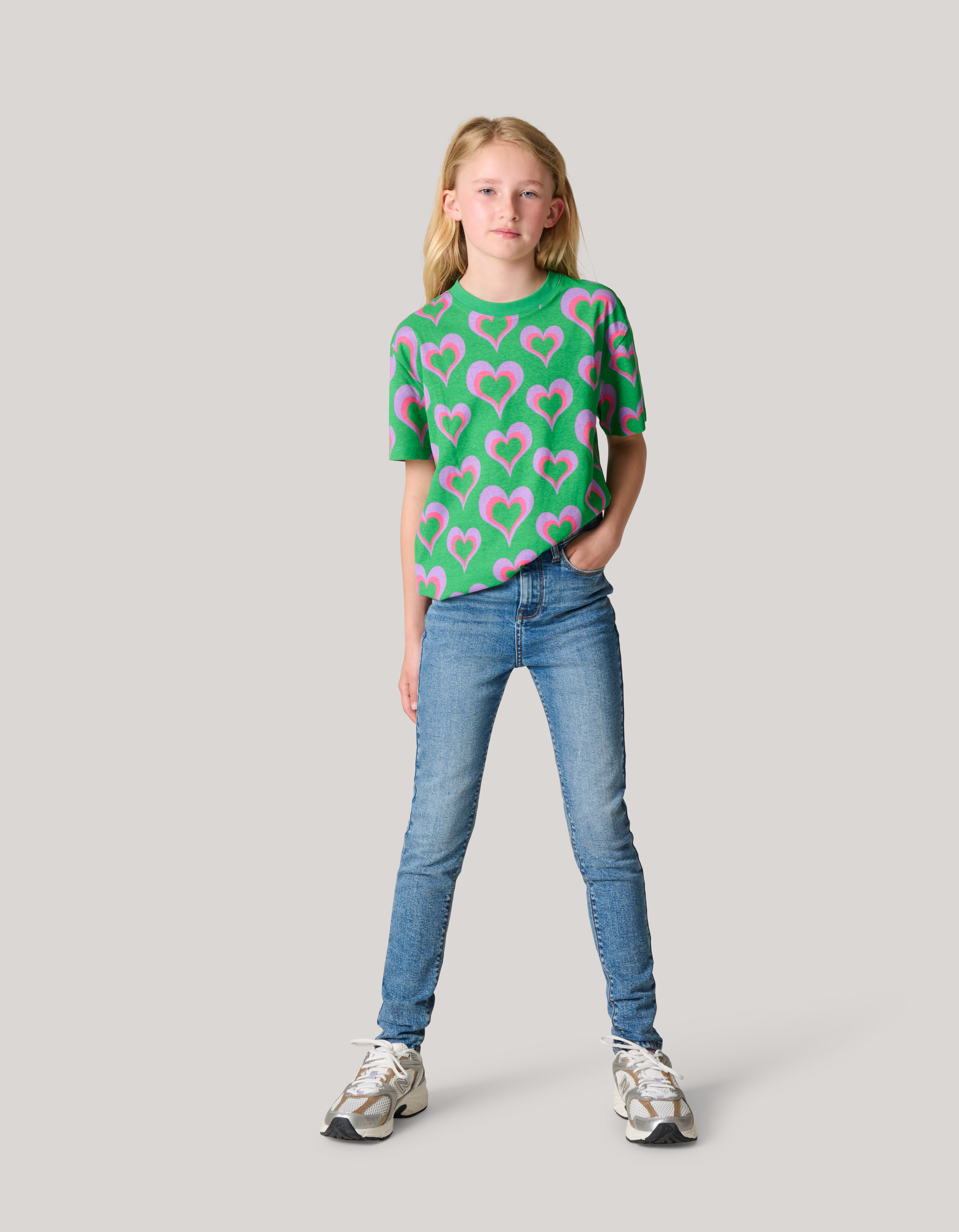 Bedrucktes T-shirt Grün SHOEBY GIRLS
