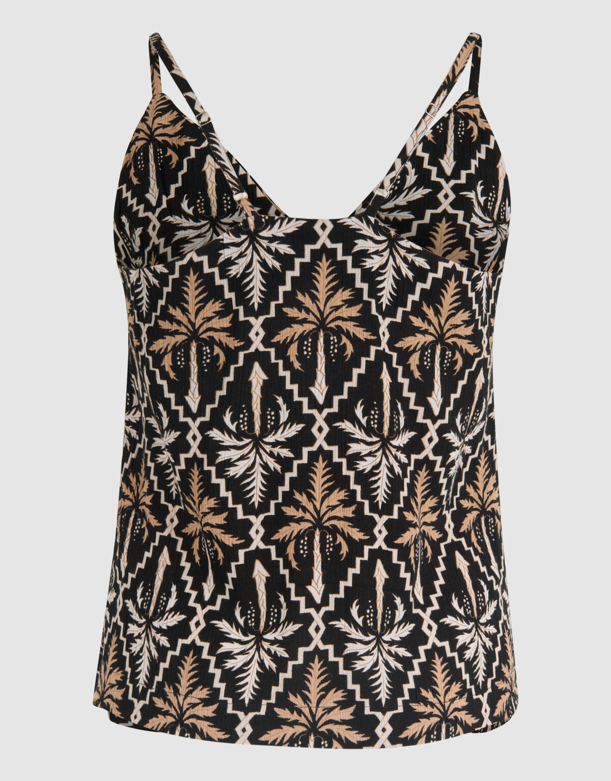 Bedrucktes Top Schwarz/Wei&szlig; SHOEBY WOMEN