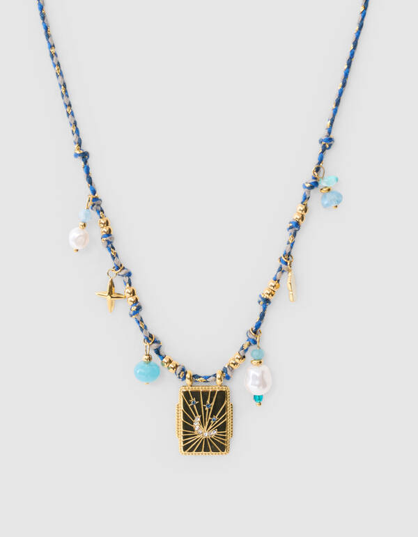 Seil-Anhänger-Kette Blau SHOEBY ACCESSOIRES