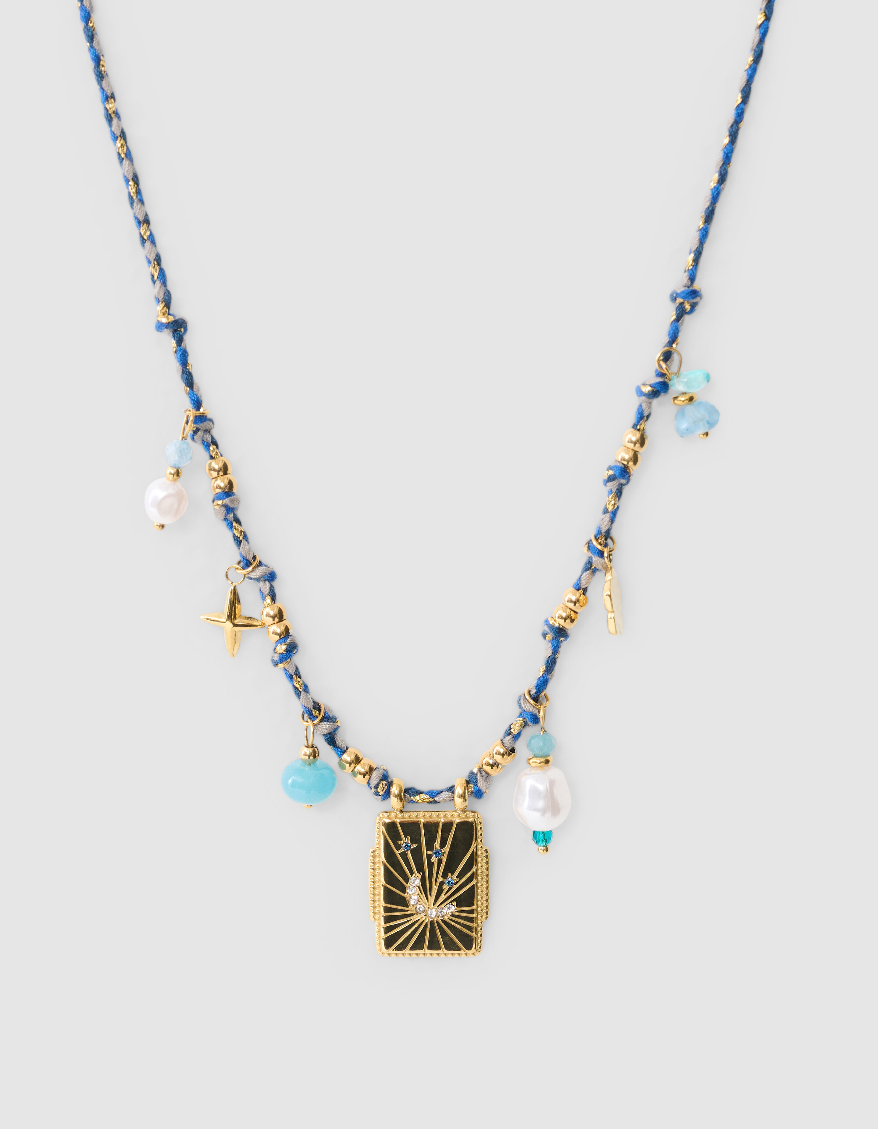 Seil-Anhänger-Kette Blau SHOEBY ACCESSOIRES