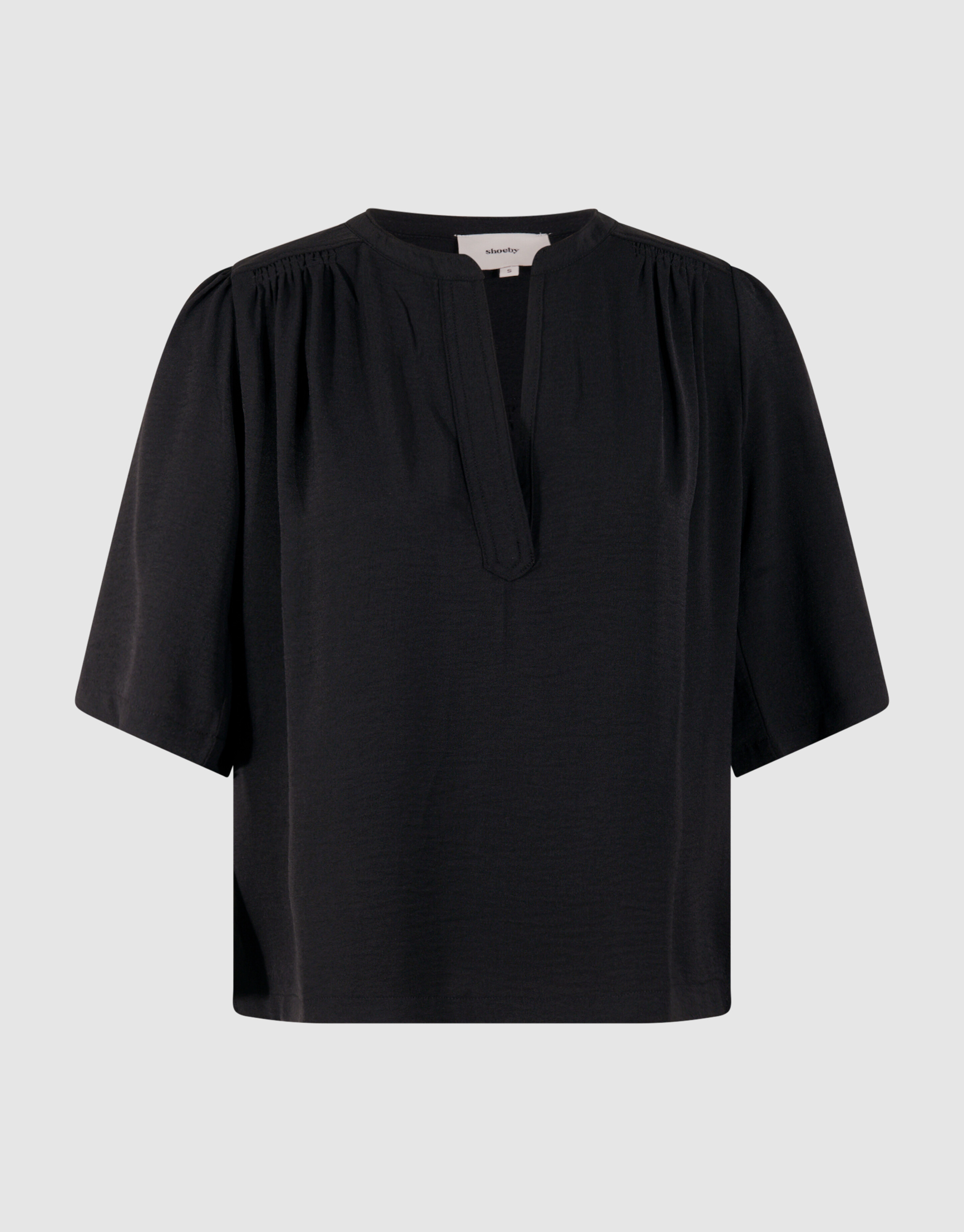 Twist Kurzarm-Top Schwarz SHOEBY WOMEN