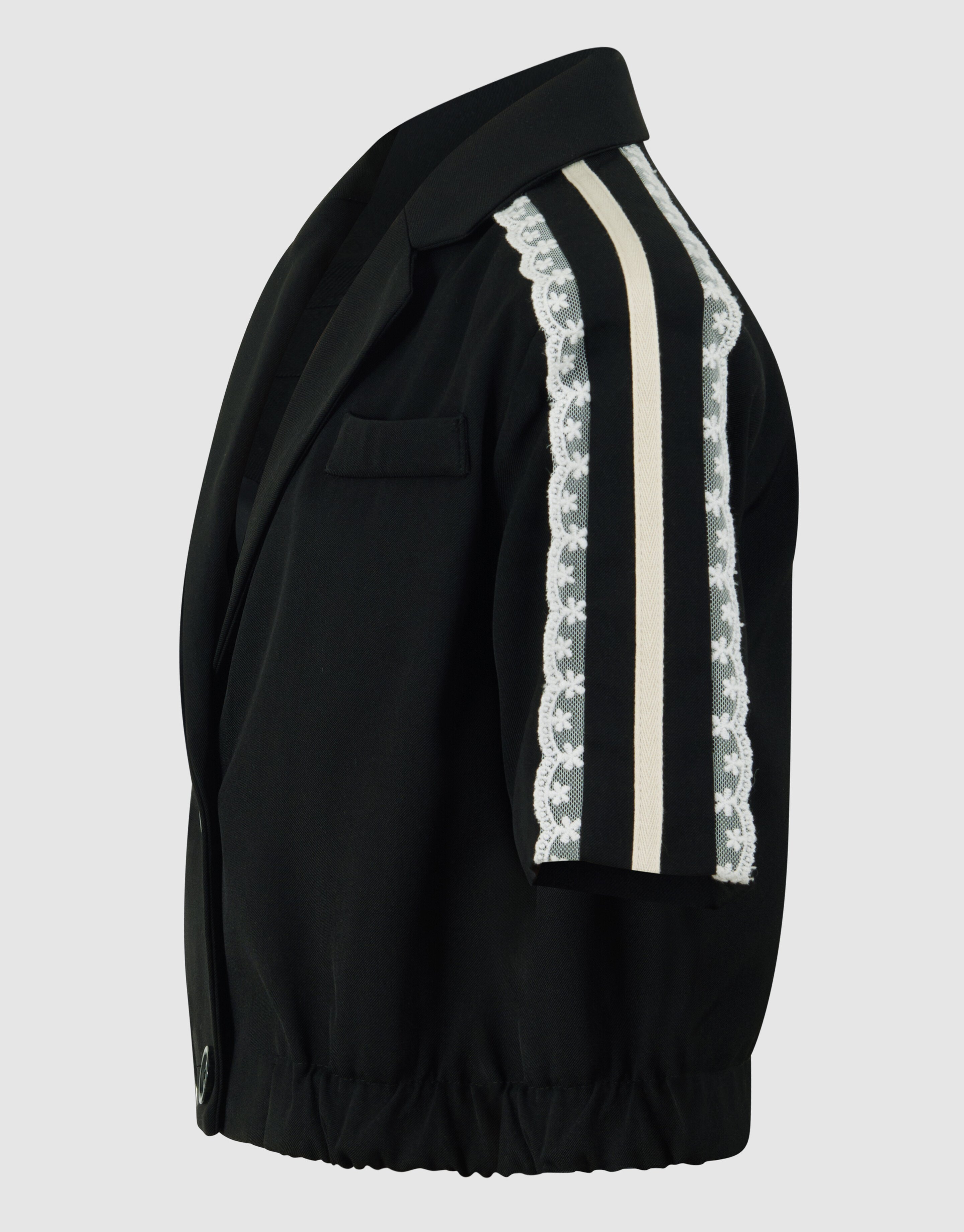 Gek&uuml;rzter Kantenblazer Schwarz SHOEBY GIRLS