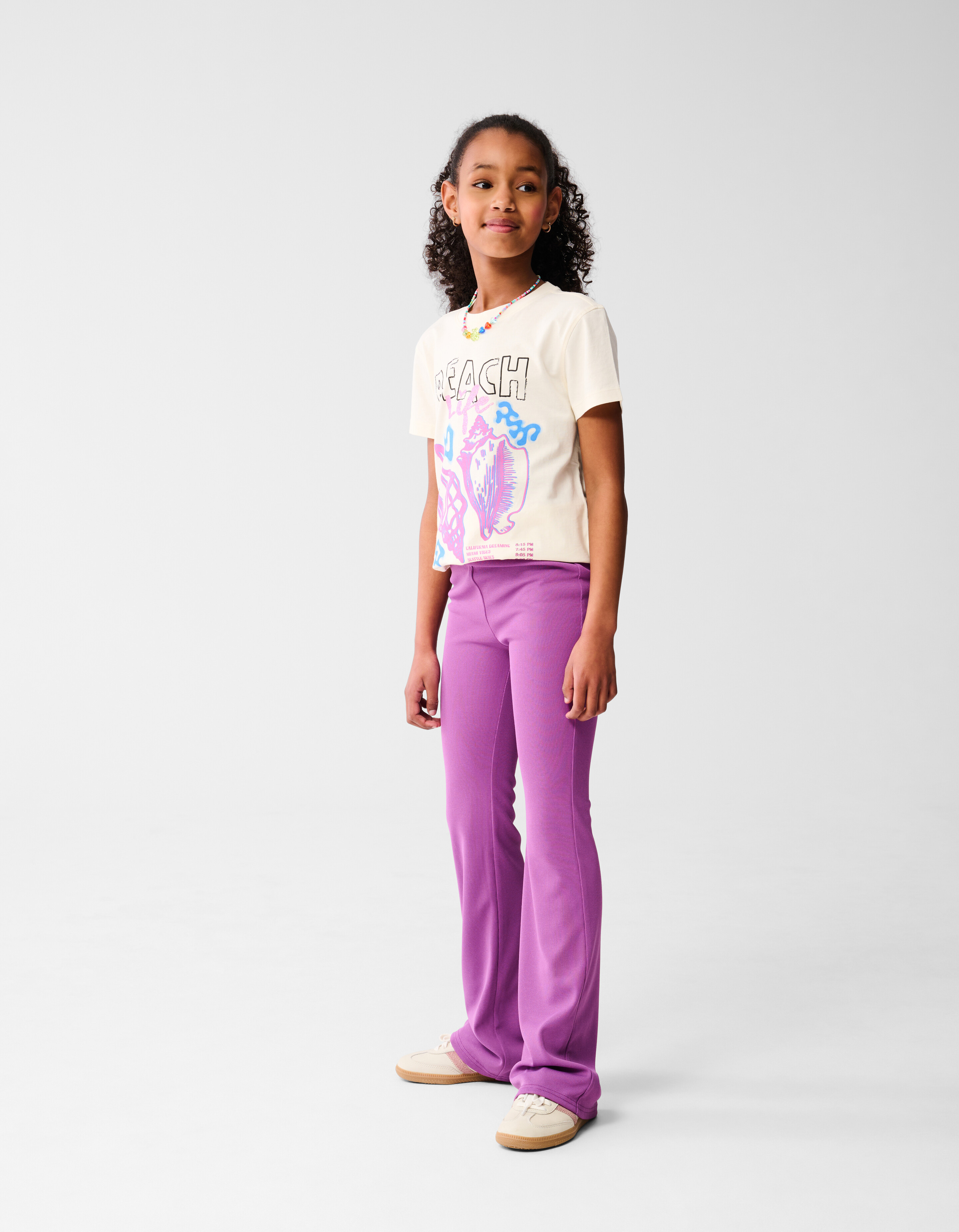 Strand Artwork T-shirt Off White SHOEBY GIRLS