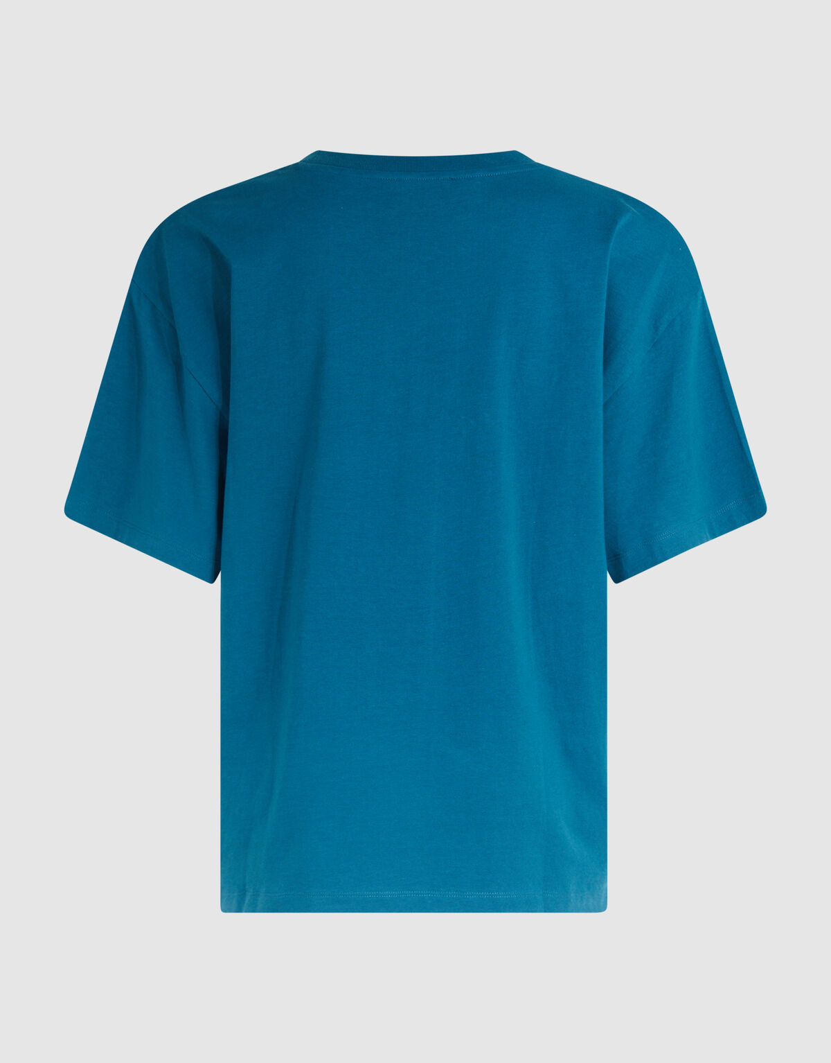 Orangefarbenes Kunstwerk-T-Shirt Blau SHOEBY WOMEN