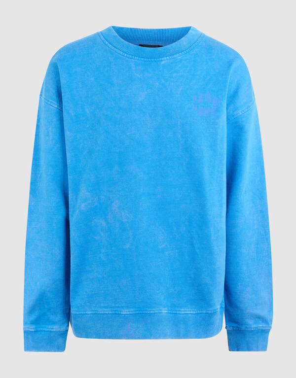 Fear None Artwork Pullover Blau SHOEBY BOYS
