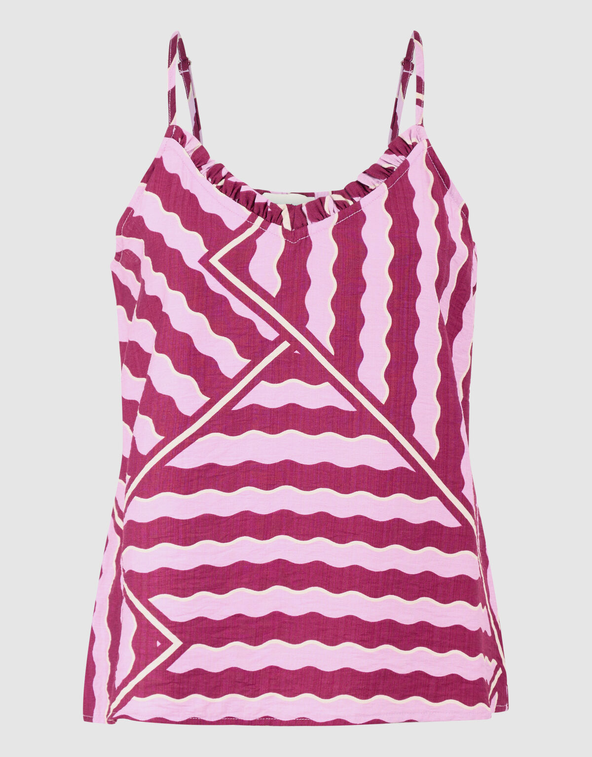 Singlet mit Wellenmuster Rosa/Lila SHOEBY WOMEN