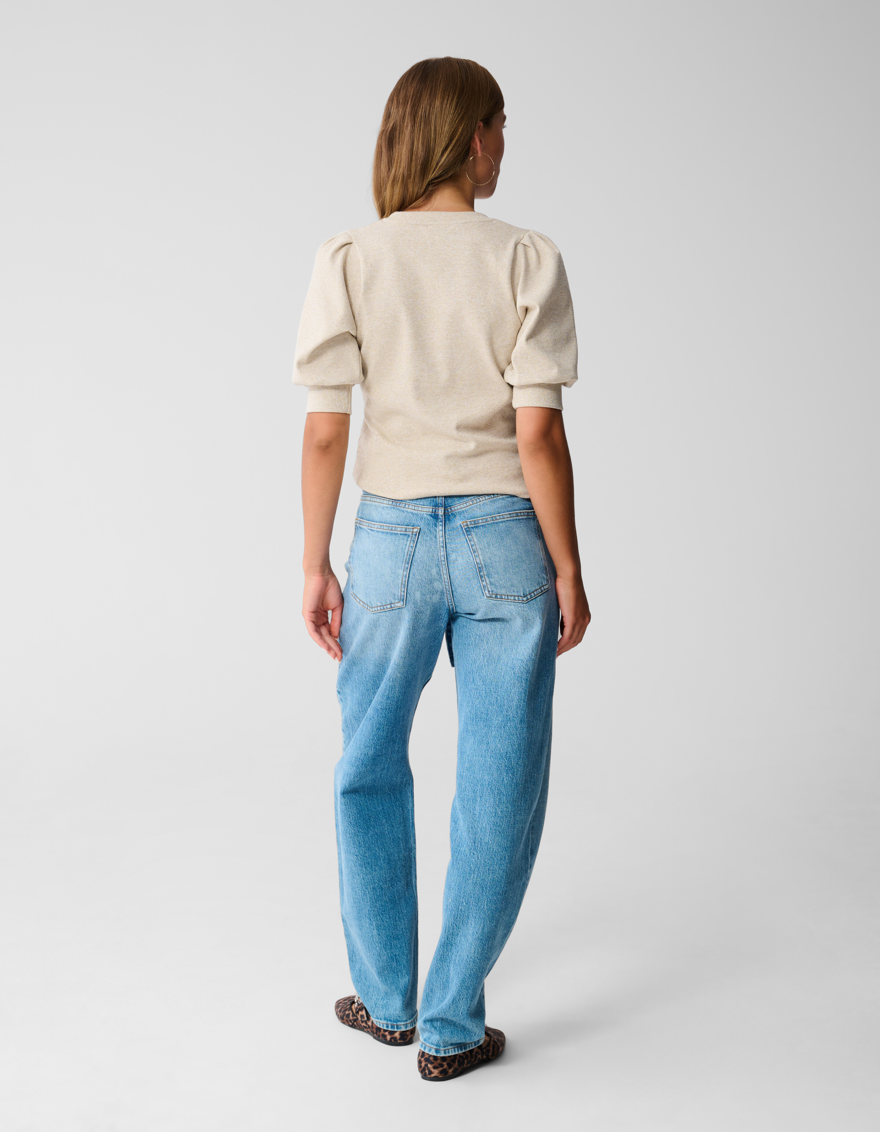 Balloon Fit Jeans Dunkelblau SHOEBY WOMEN