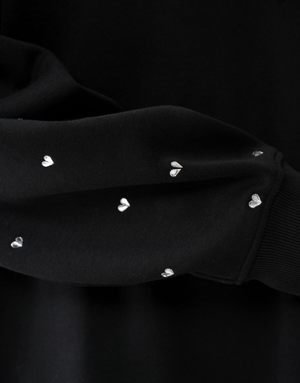 Herz-Nieten-Pullover Schwarz SHOEBY WOMEN