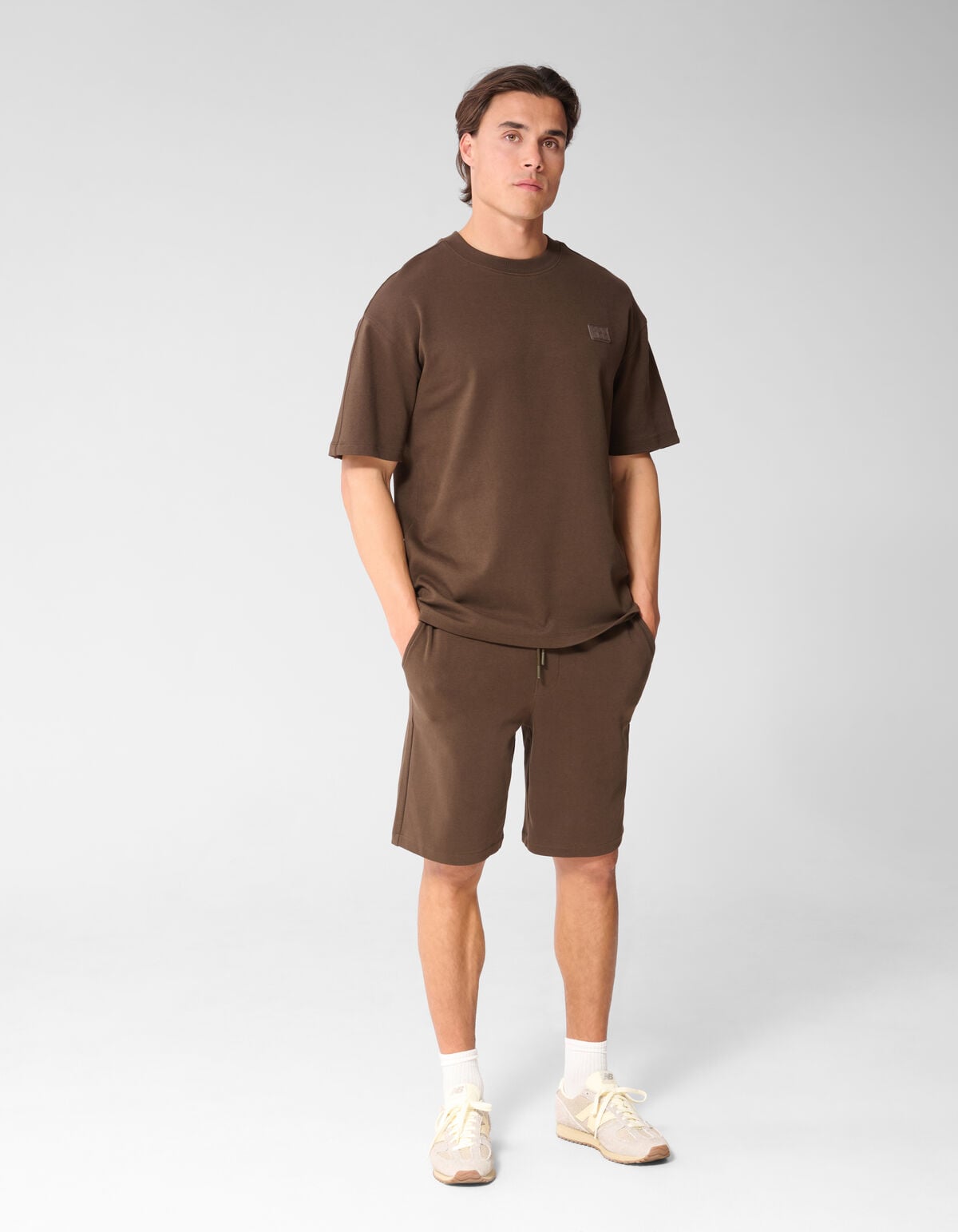 Entspannter Sitz Kurze Dunkelbraun SHOEBY MEN