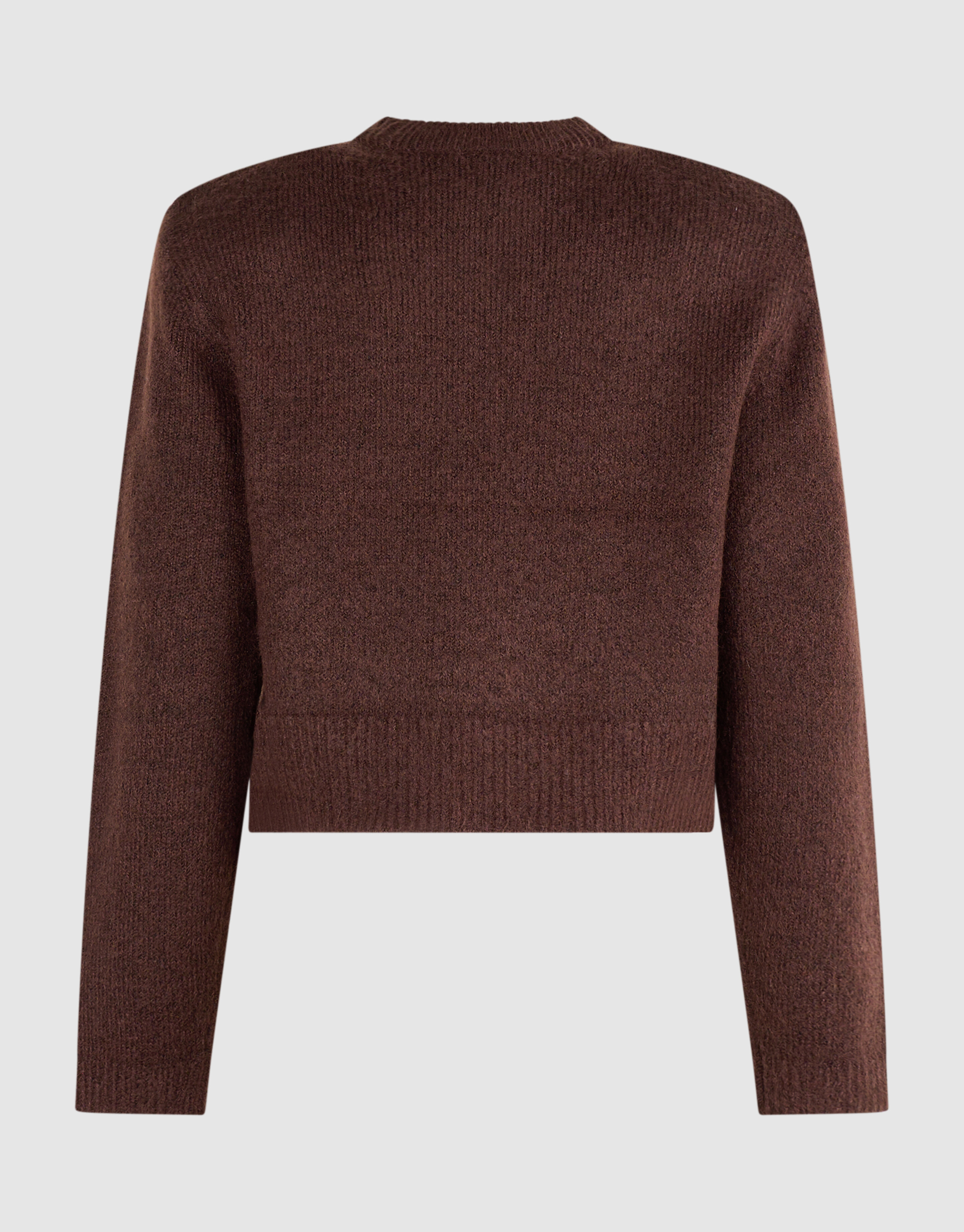 Strickpullover Mit Rundhalsausschnitt Braun SHOEBY WOMEN