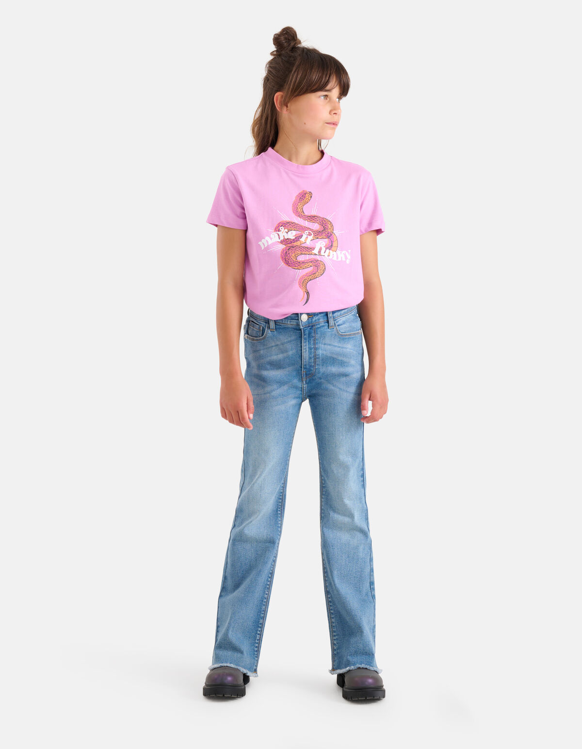 Flared Fit Jeans Mediumstone SHOEBY GIRLS