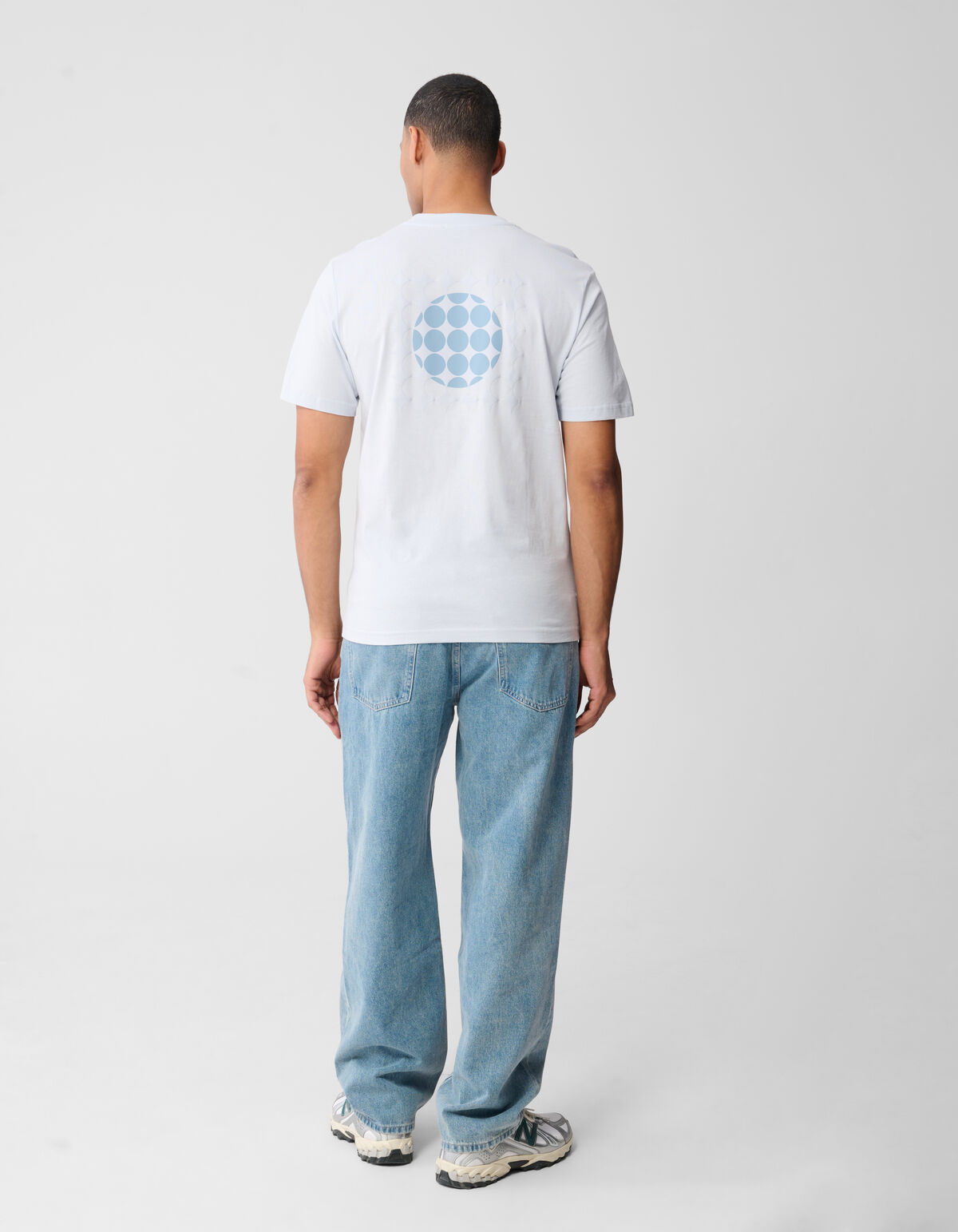 Fading Artwork T-Shirt Hellblau SHOEBY MEN