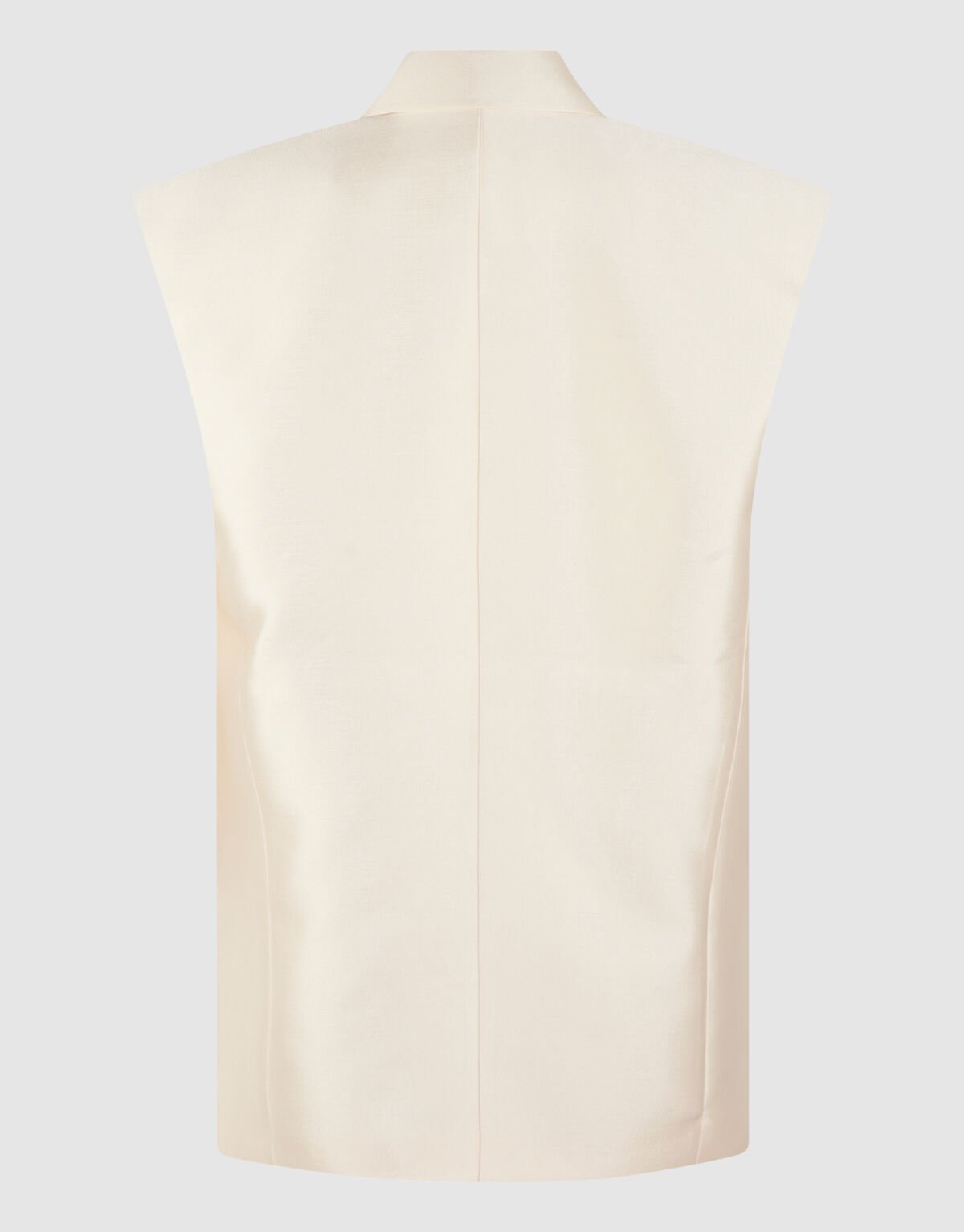 Oversized-Blazer ohne &Auml;rmel, gebrochenes Wei&szlig; SHOEBY WOMEN