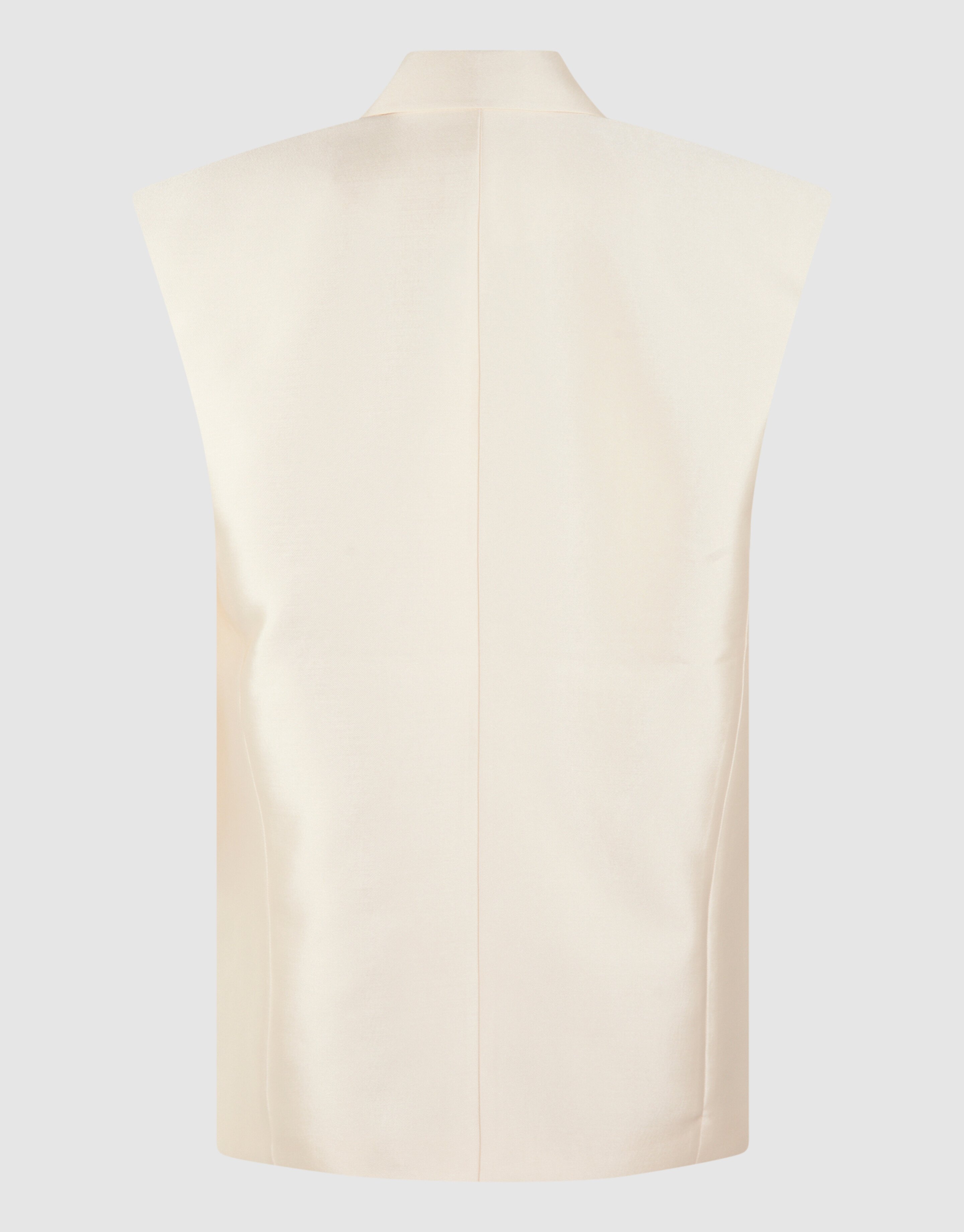 Oversized-Blazer ohne &Auml;rmel, gebrochenes Wei&szlig; SHOEBY WOMEN