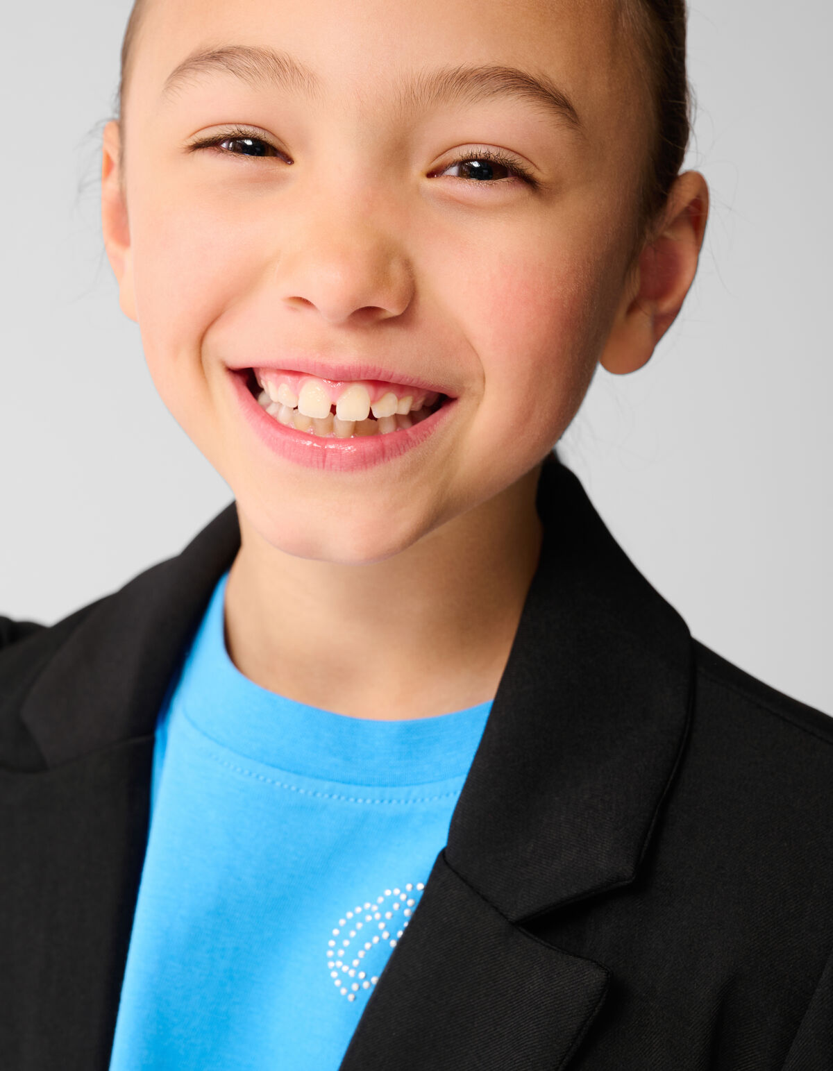 Blazer mit Puffärmeln Schwarz SHOEBY GIRLS