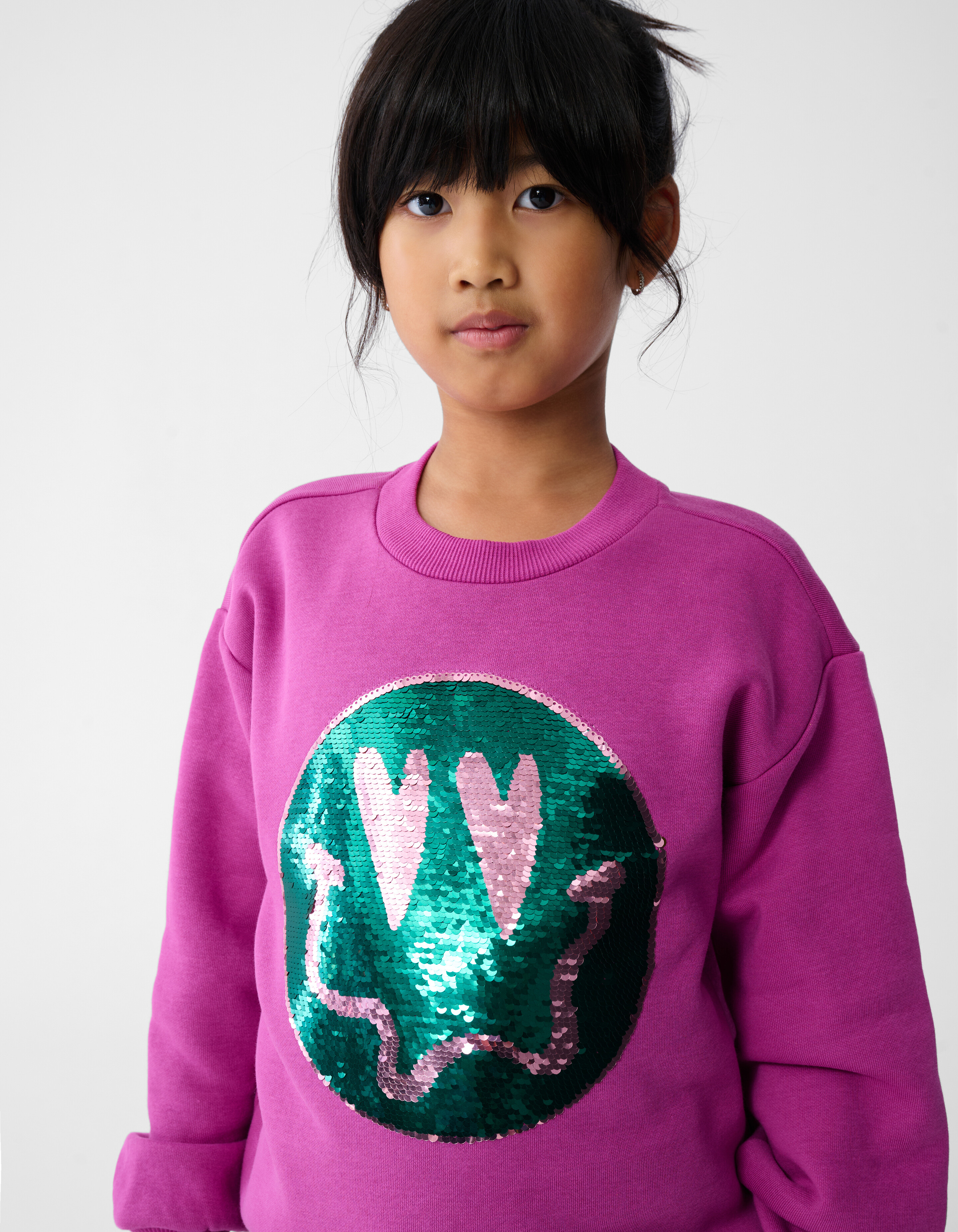 Two Way Paillettenpullover Roze SHOEBY GIRLS