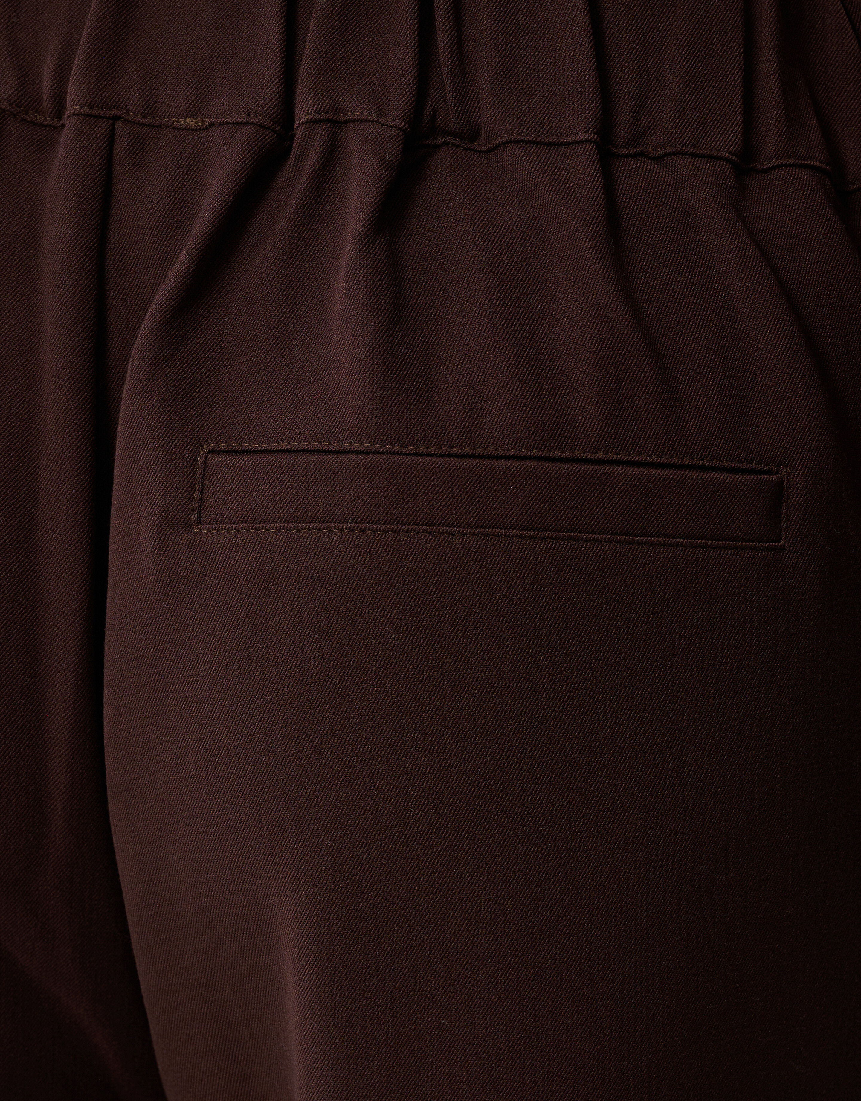 Weite Hose mit braunem Bein SHOEBY WOMEN