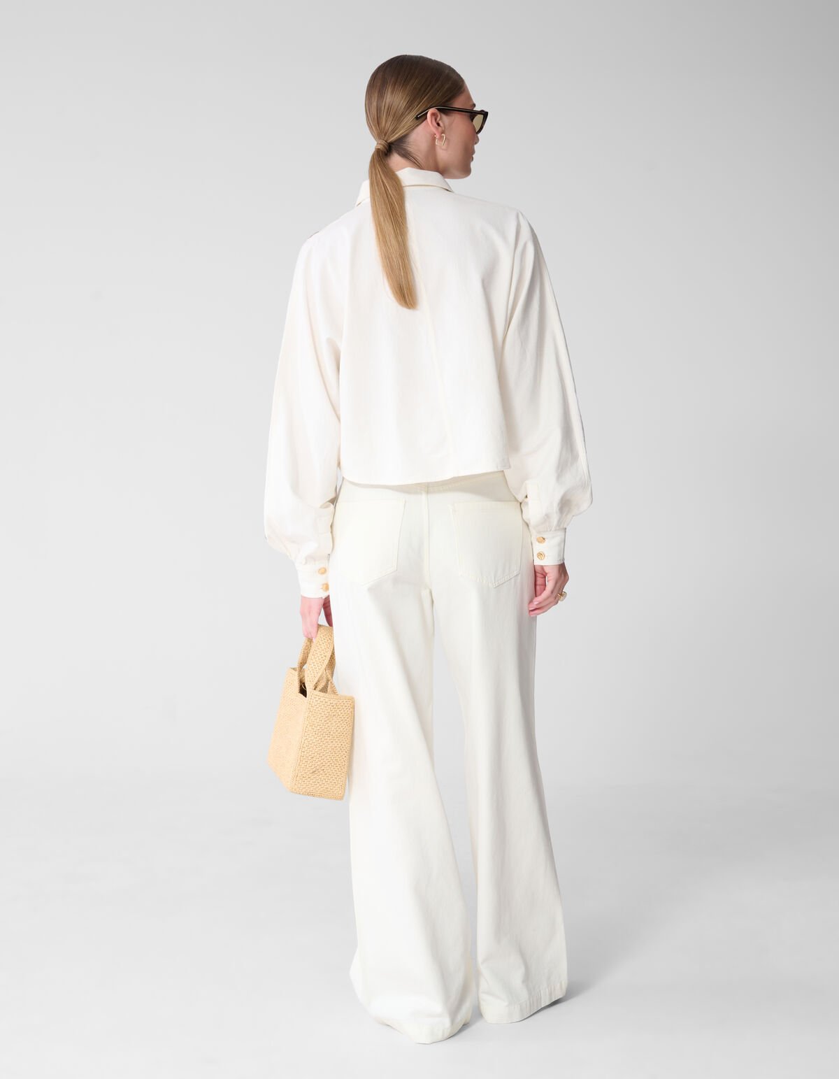 Wide-Leg-Fit-Jeans Wei&szlig; von Mieke SHOEBY WOMEN