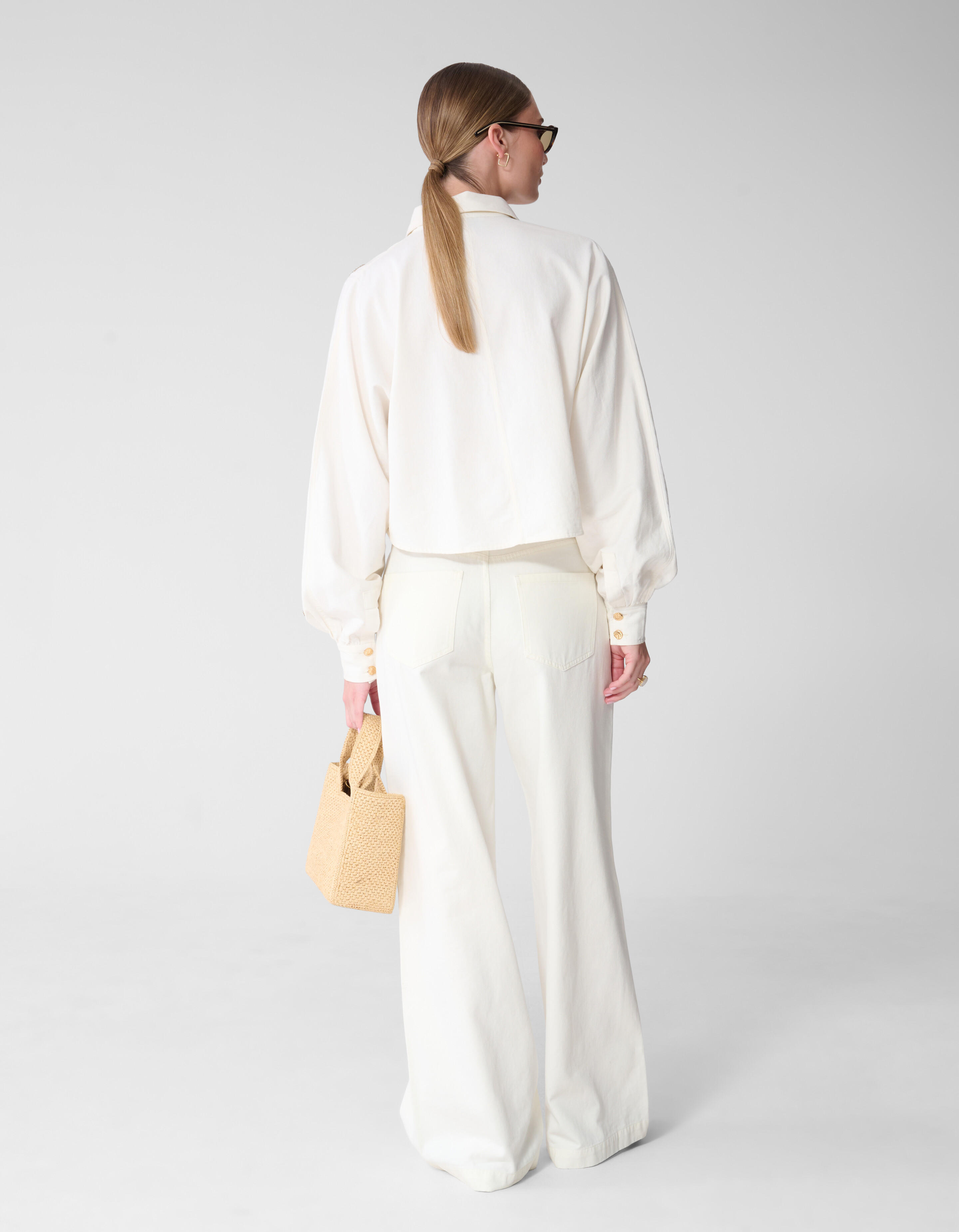 Wide-Leg-Fit-Jeans Wei&szlig; von Mieke SHOEBY WOMEN