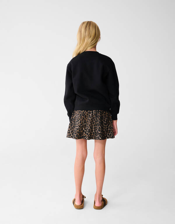 Pullover mit Tiger-Artwork Schwarz SHOEBY GIRLS